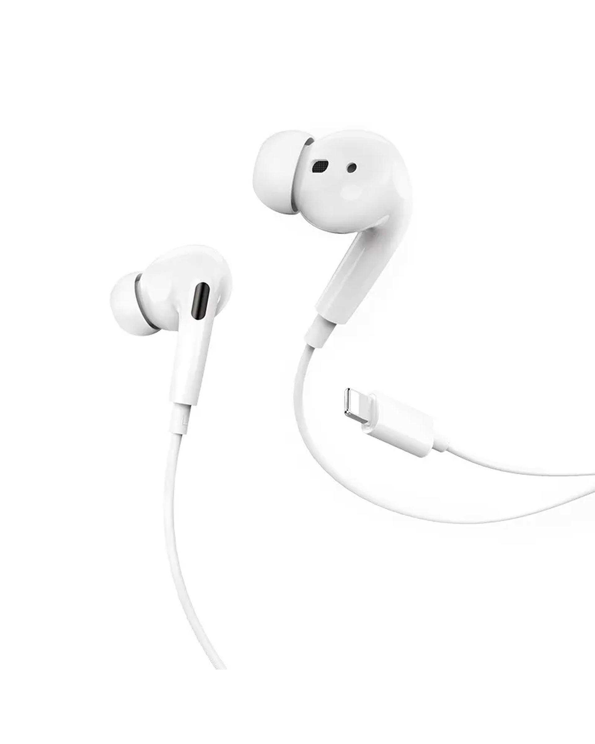 هندزفری سیمی سفید هوکو hoco مدل M1 PRO IPHONE
