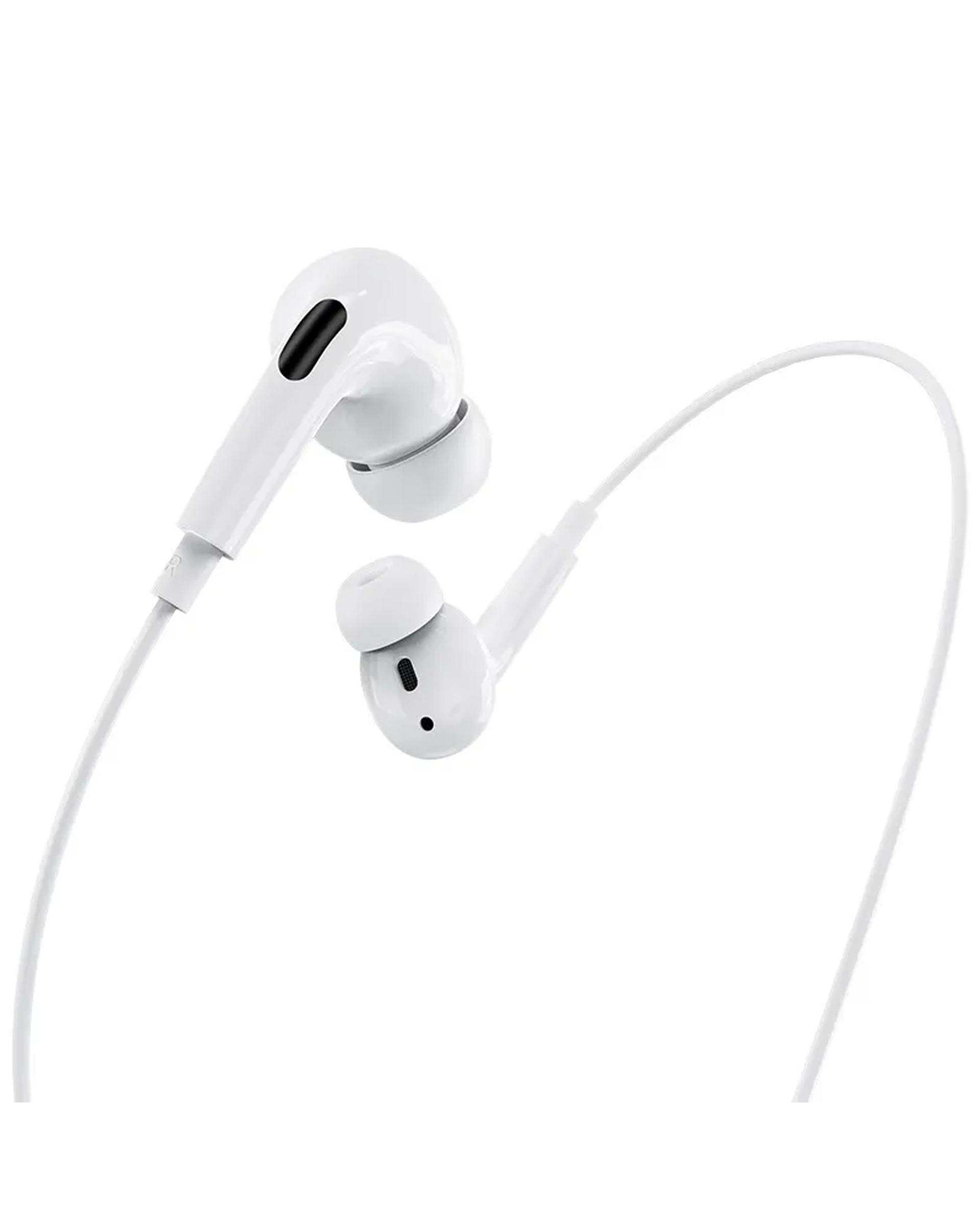 هندزفری سیمی سفید هوکو hoco مدل M1 PRO IPHONE