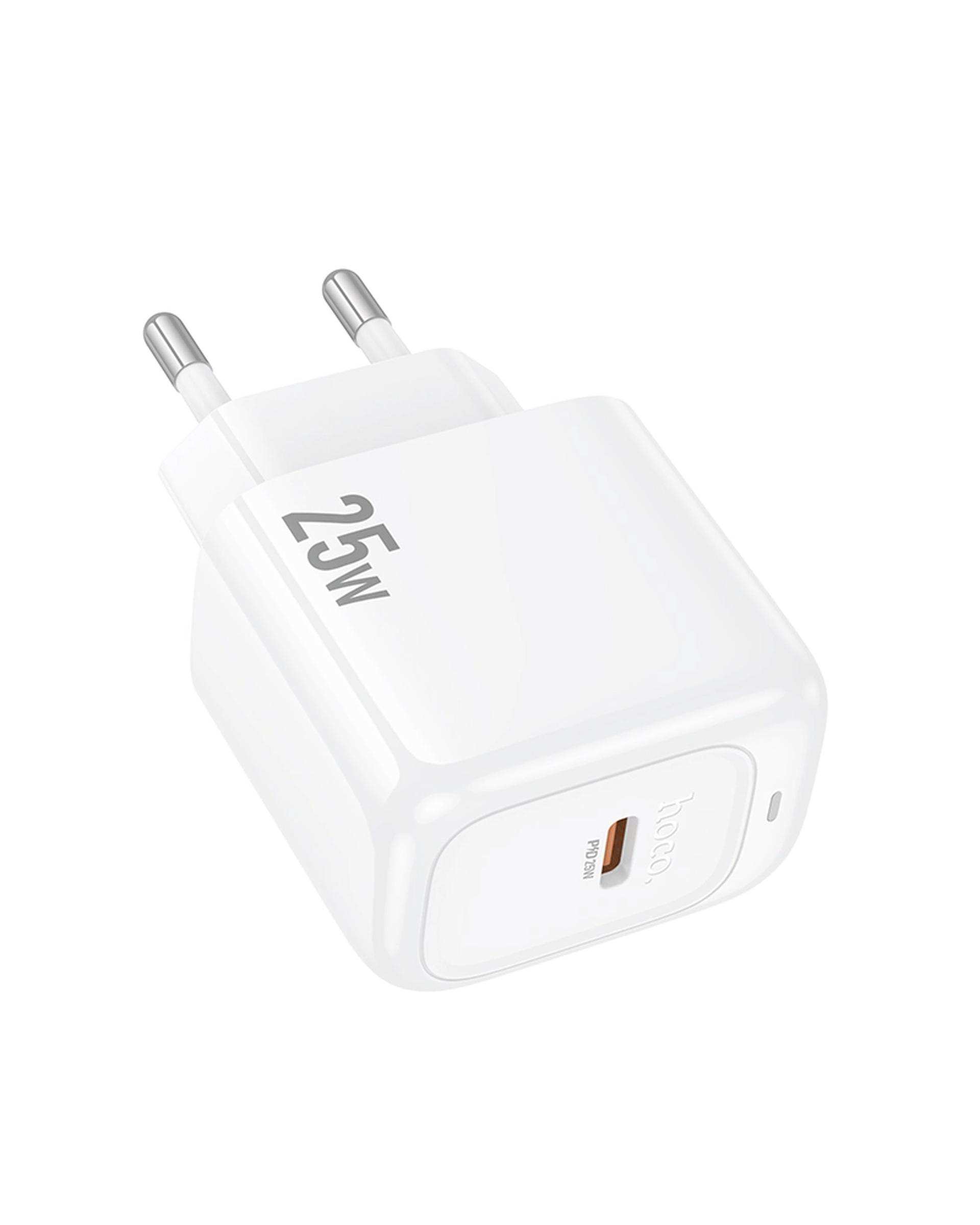 شارژر دیواری 25 وات سفید هوکو hoco مدل CS53A USB