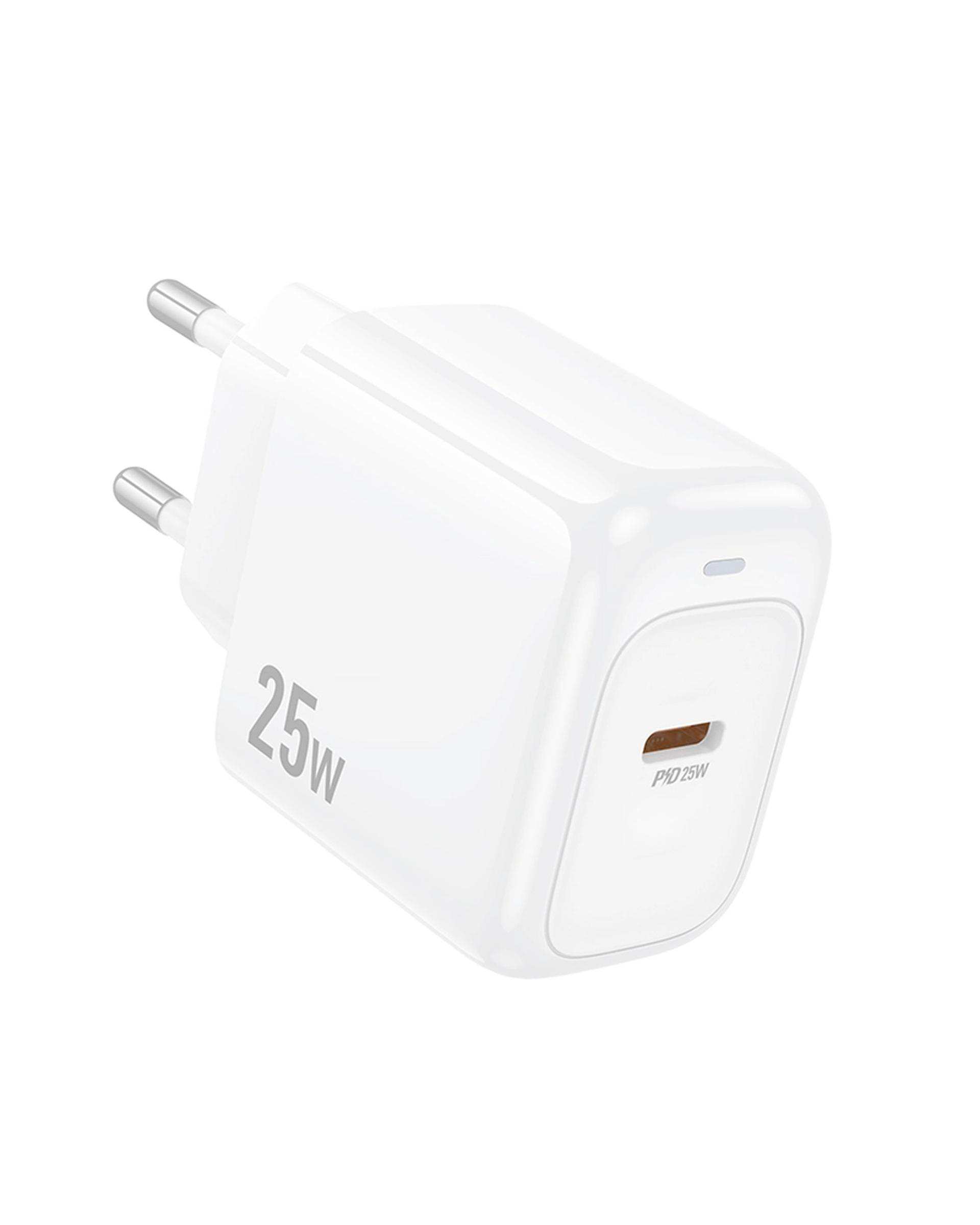 شارژر دیواری 25 وات سفید هوکو hoco مدل CS53A USB