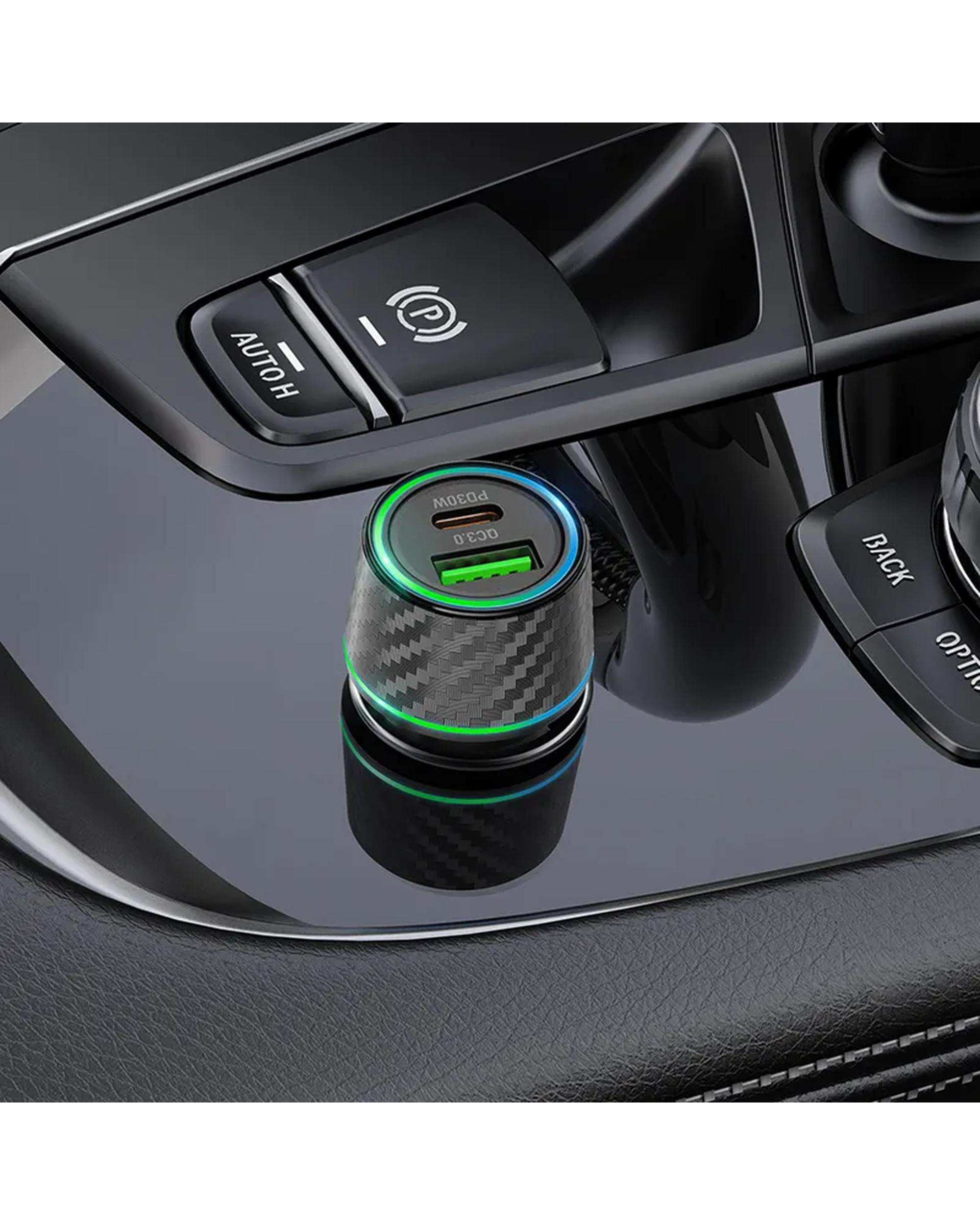 شارژر فندکی 48 وات مشکی بروفون Borofone مدل BZ21 USB