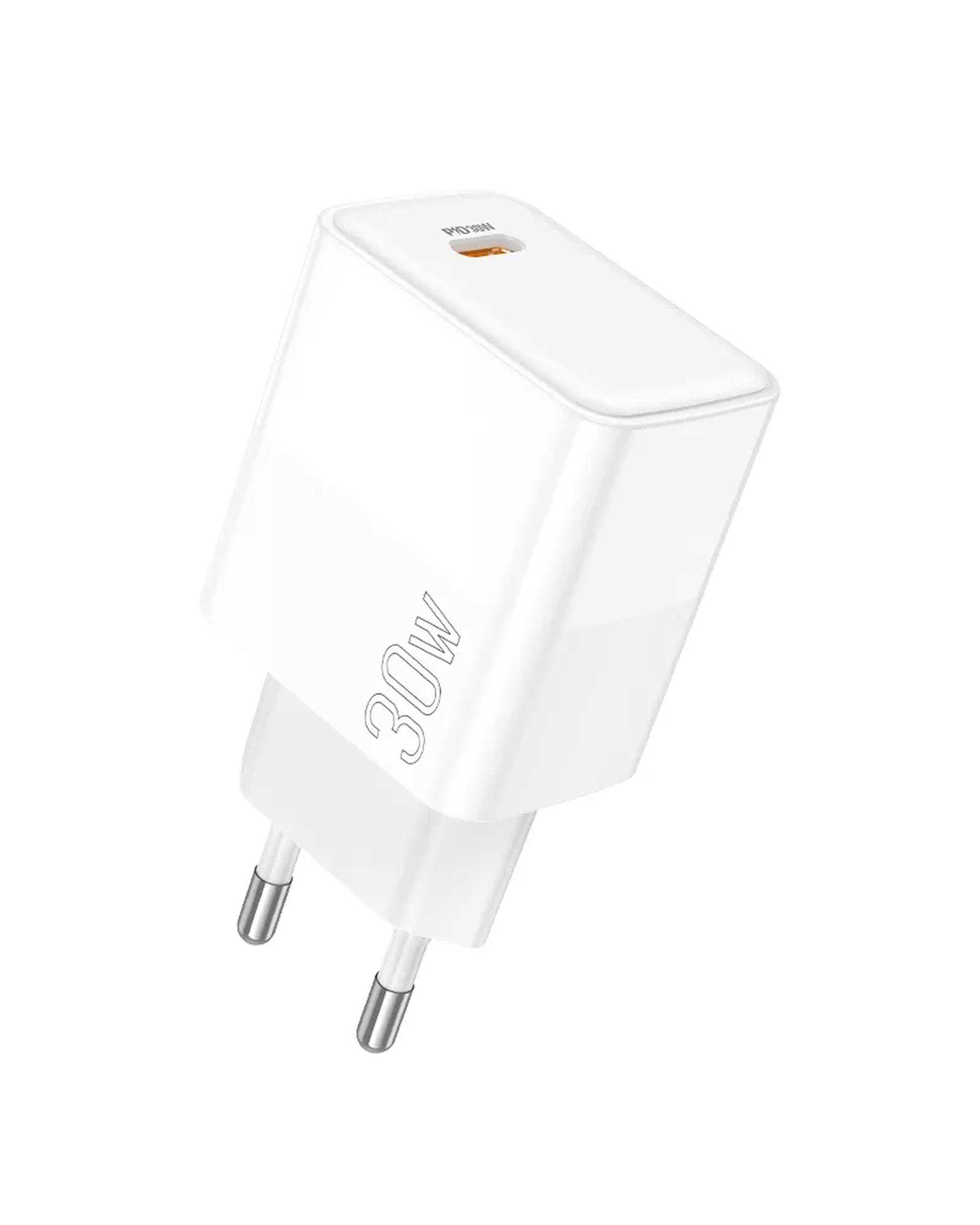 شارژر دیواری 30 وات سفید بروفون Borofone مدل BA77A USB
