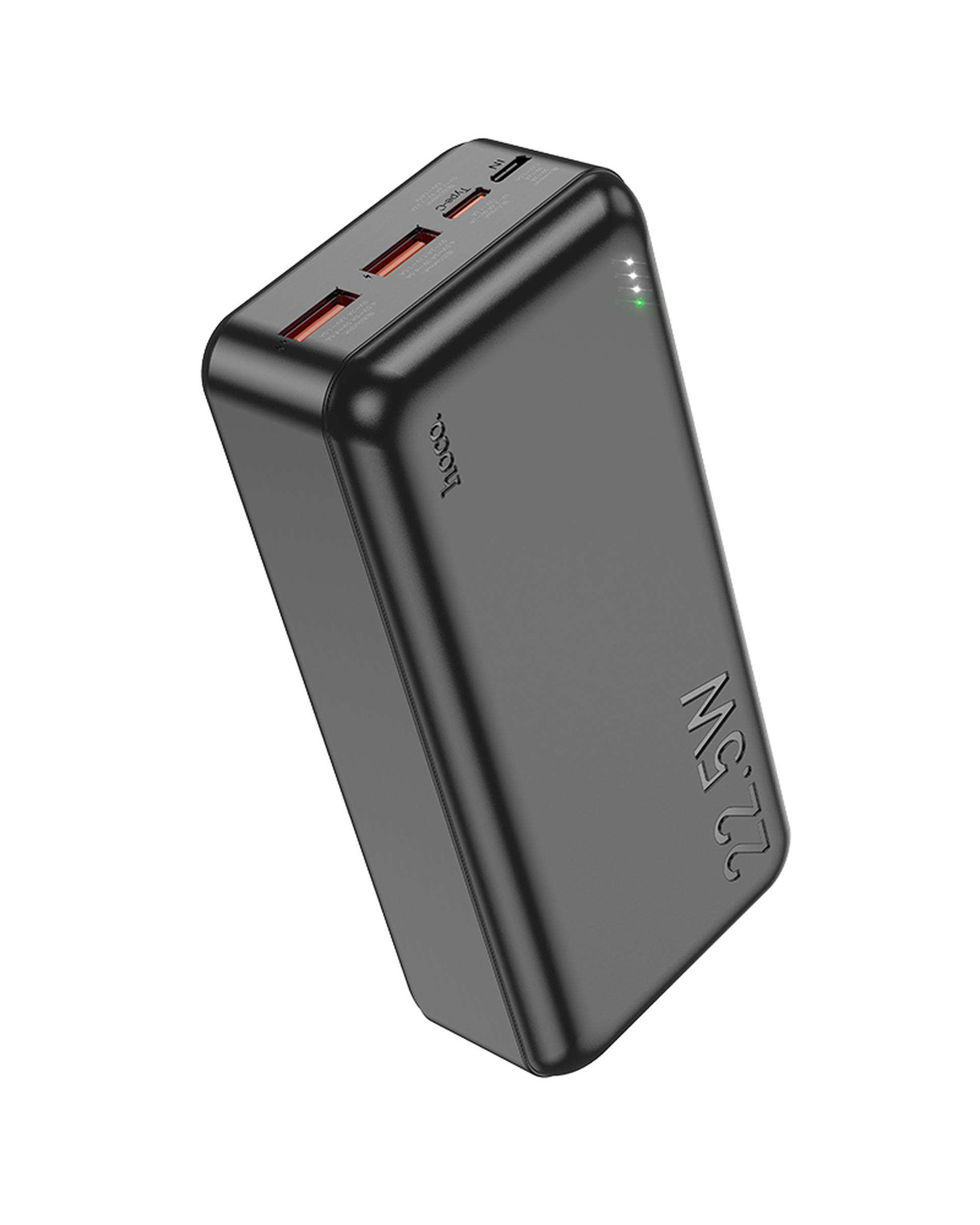 پاوربانک 20 وات فست شارژ مشکی هوکو hoco مدل J101B ظرفیت 30000 میلی آمپر ساعت