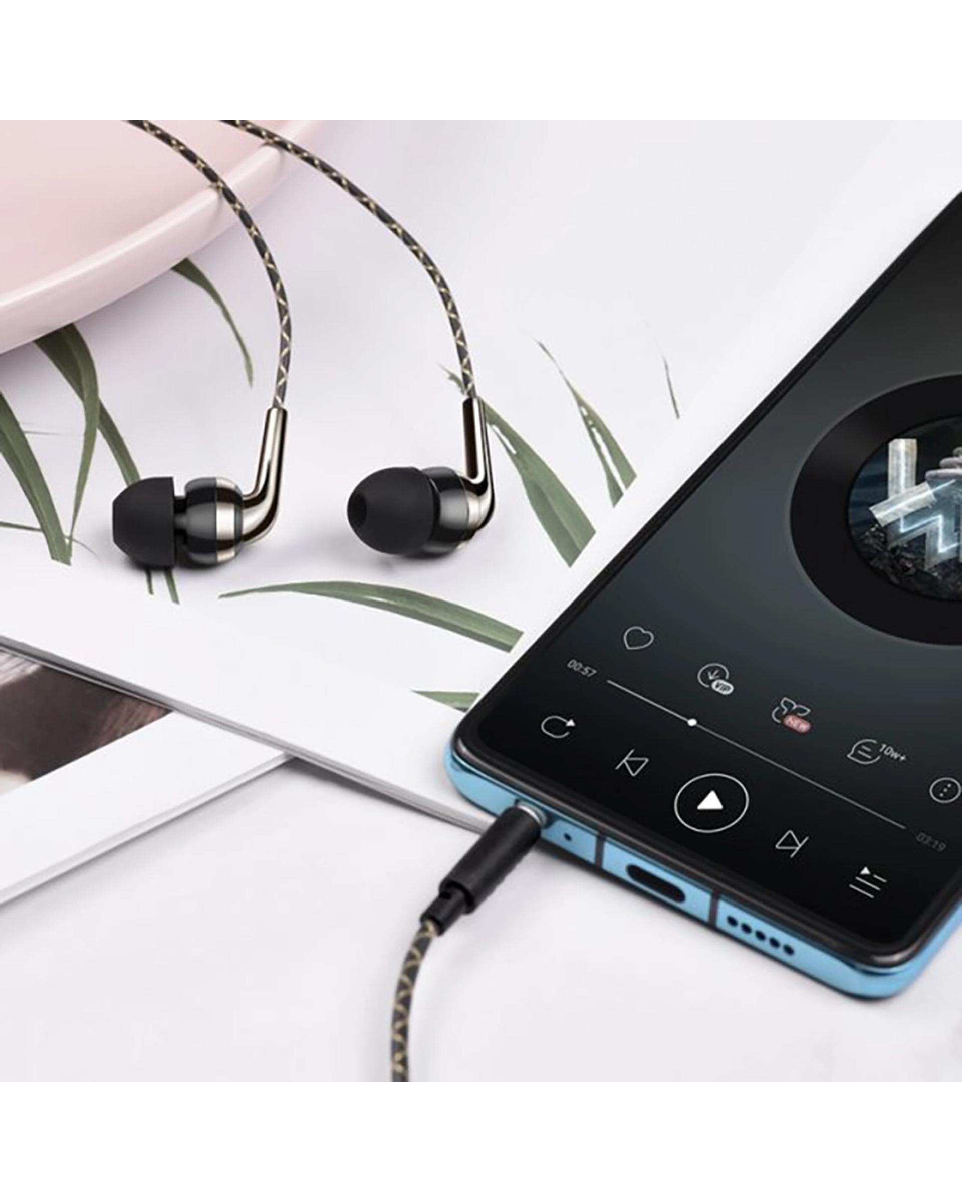 هندزفری مشکی هوکو hoco مدل M71 AUX