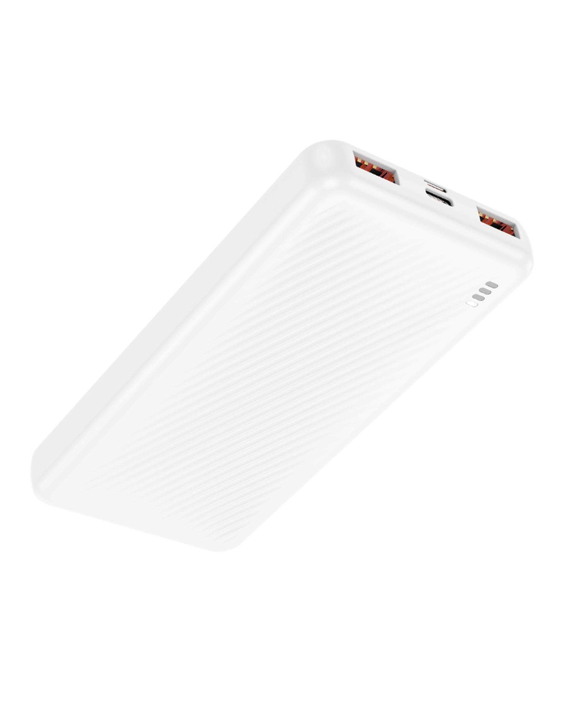 پاوربانک 22.5 وات فست شارژ سفید بروفون Borofone مدل BJ56 ظرفیت 10000 میلی آمپر ساعت