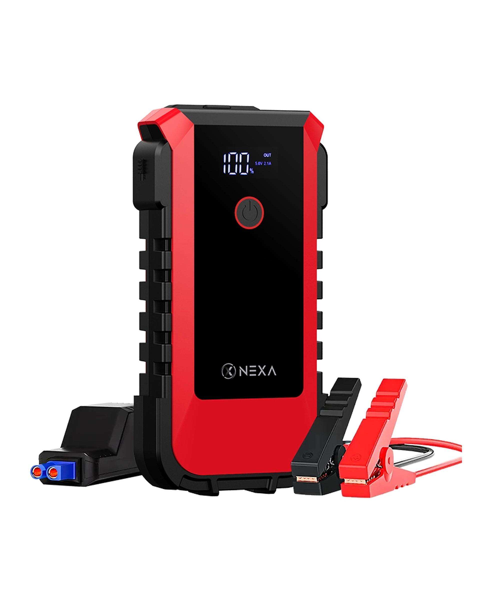 پاوربانک و استارتر مشکی نکسا NEXA مدل PX100 ظرفیت 10000 میلی آمپر ساعت