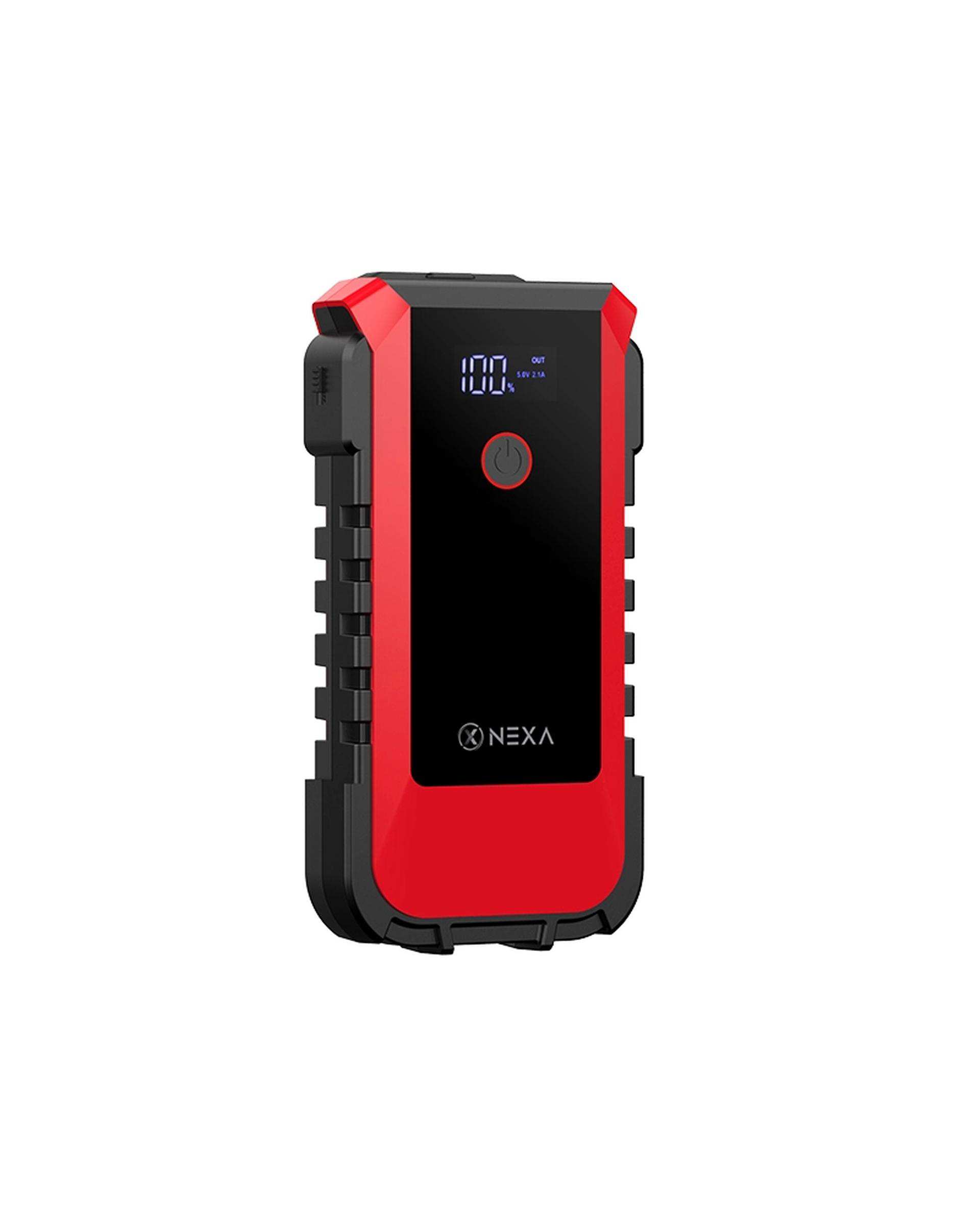 پاوربانک و استارتر مشکی نکسا NEXA مدل PX100 ظرفیت 10000 میلی آمپر ساعت