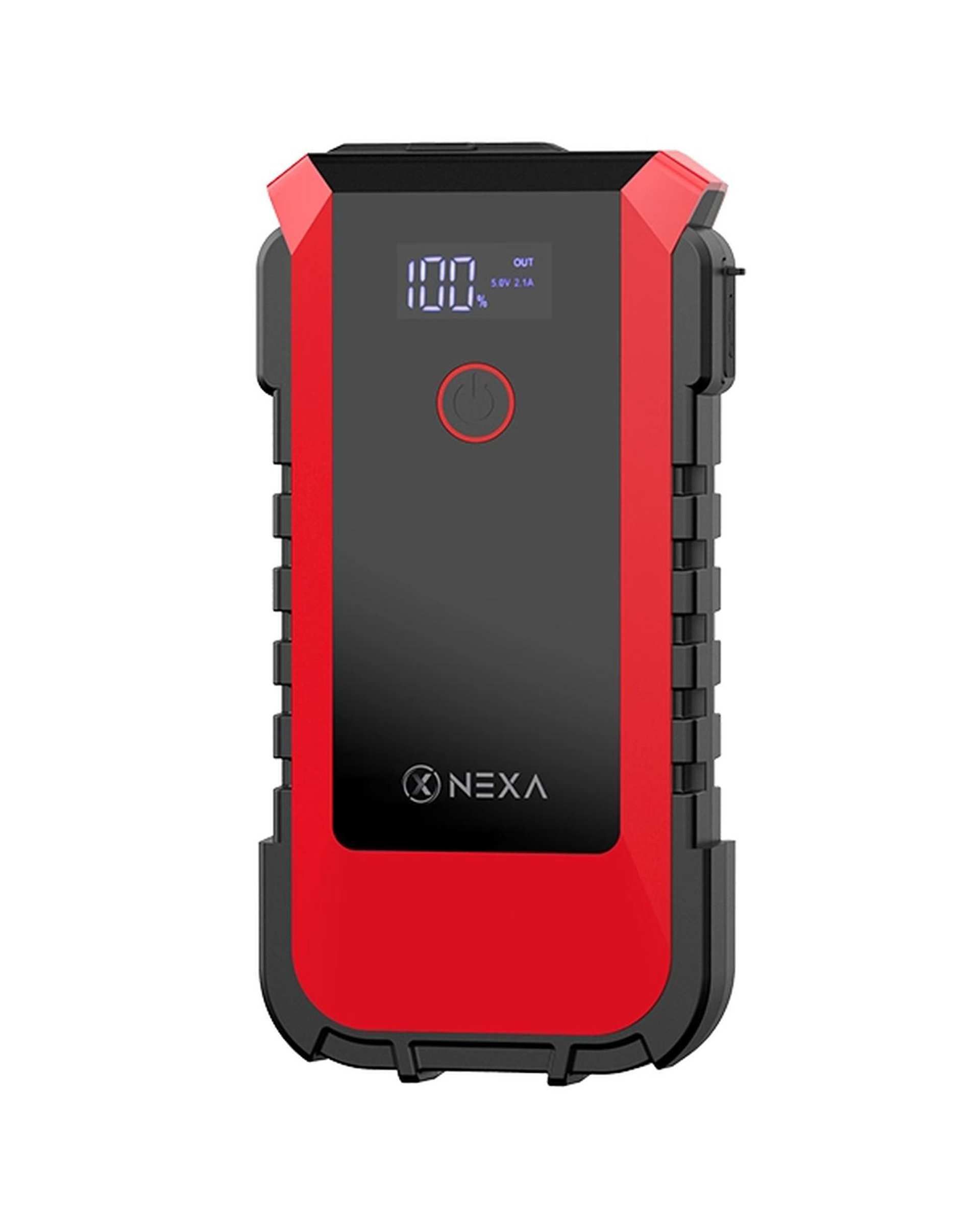 پاوربانک و استارتر مشکی نکسا NEXA مدل PX100 ظرفیت 10000 میلی آمپر ساعت