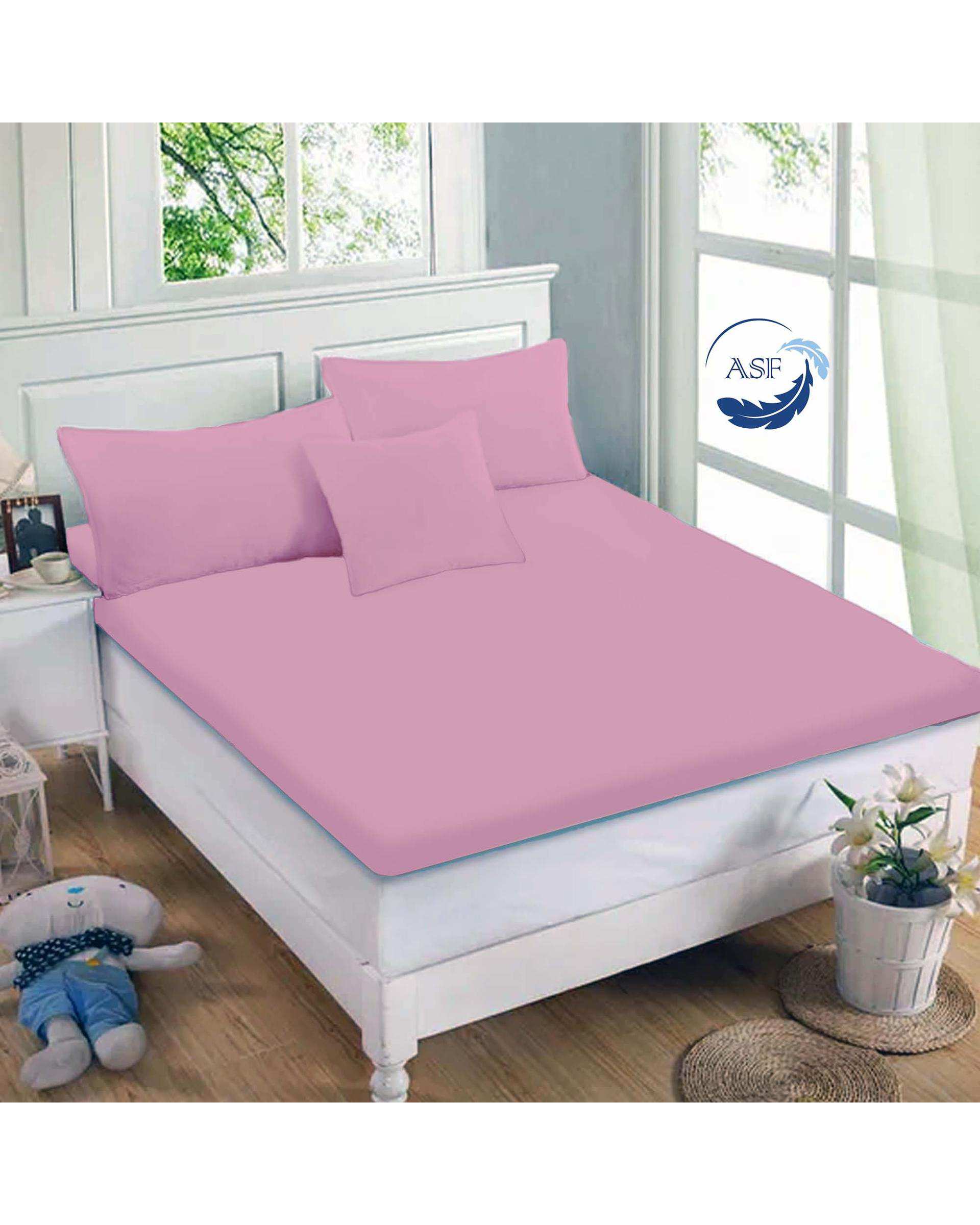 تشک تاپر فوم طبی تک نفره سایز 90*200 صورتی ای اس اف ASF مدل LUMO Max به همراه روبالشی