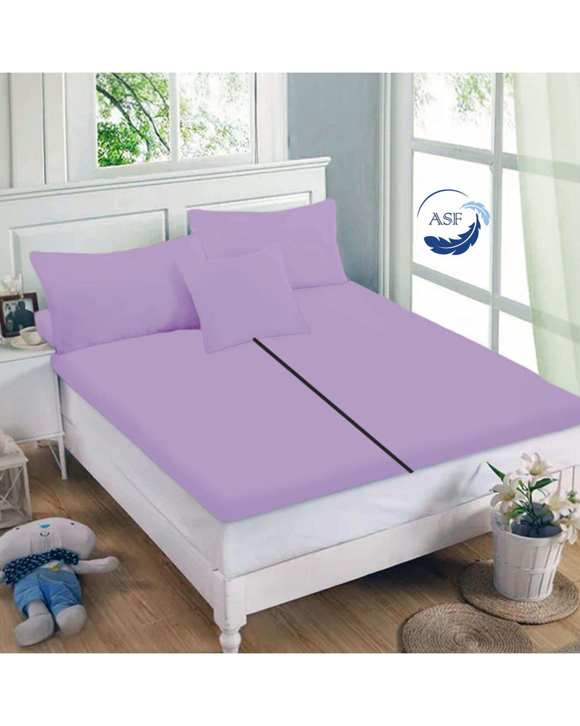 تشک تاپر فوم طبی دو نفره سایز 160*200 یاسی ای اس اف ASF مدل LUMO Max به همراه روبالشی