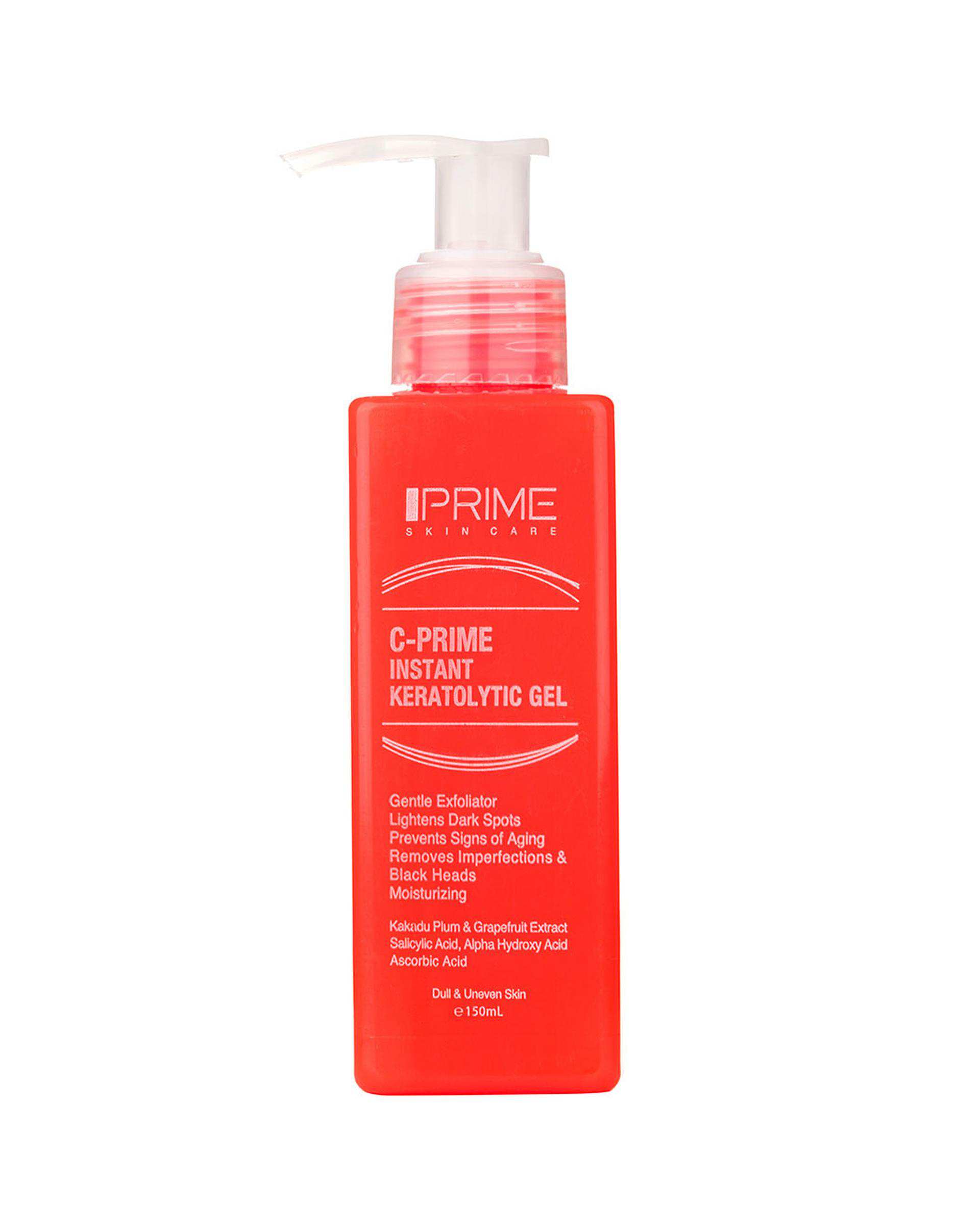 ژل لایه بردار پرایم حاوی ویتامین C مناسب پوست کدر 150ml