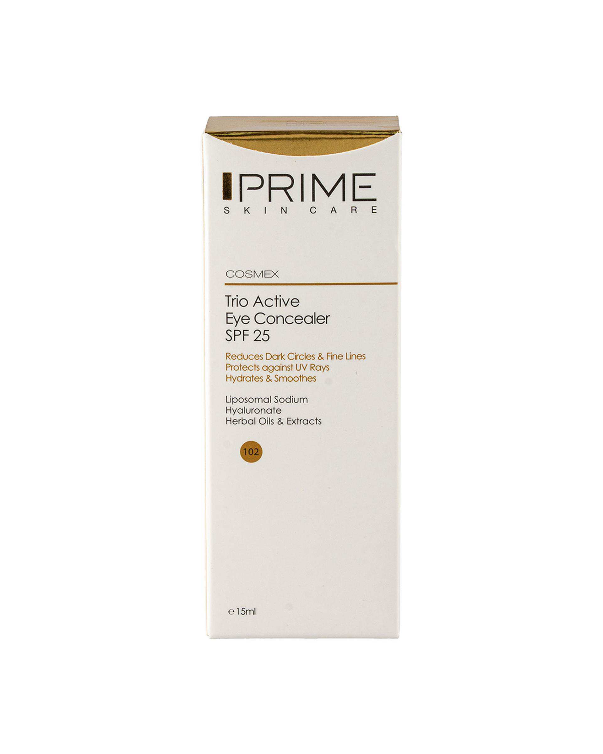 کانسیلر دور چشم SPF25 پرایم Prime شماره 102 حجم 15ml