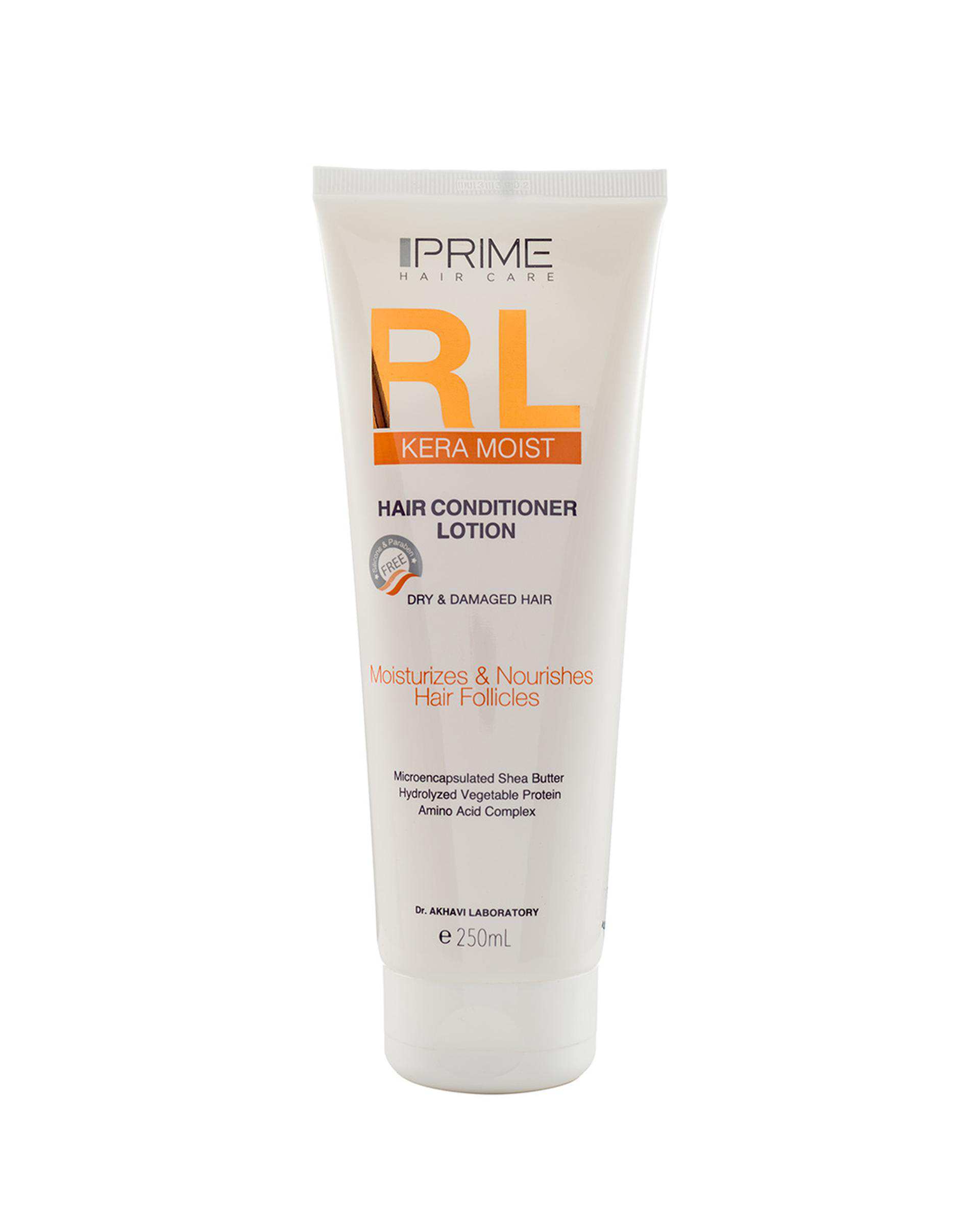 لوسیون نرم کننده مو پرایم Prime مدل کرا مویست RL حجم 250ml