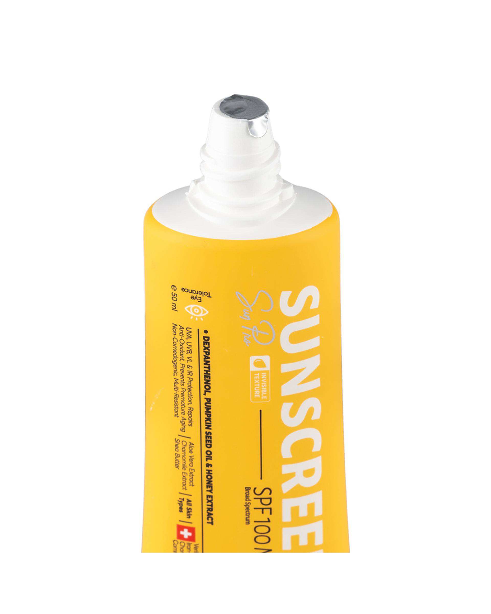کرم ضد آفتاب بی رنگ SPF100 سی گل Seagull حجم 50ml
