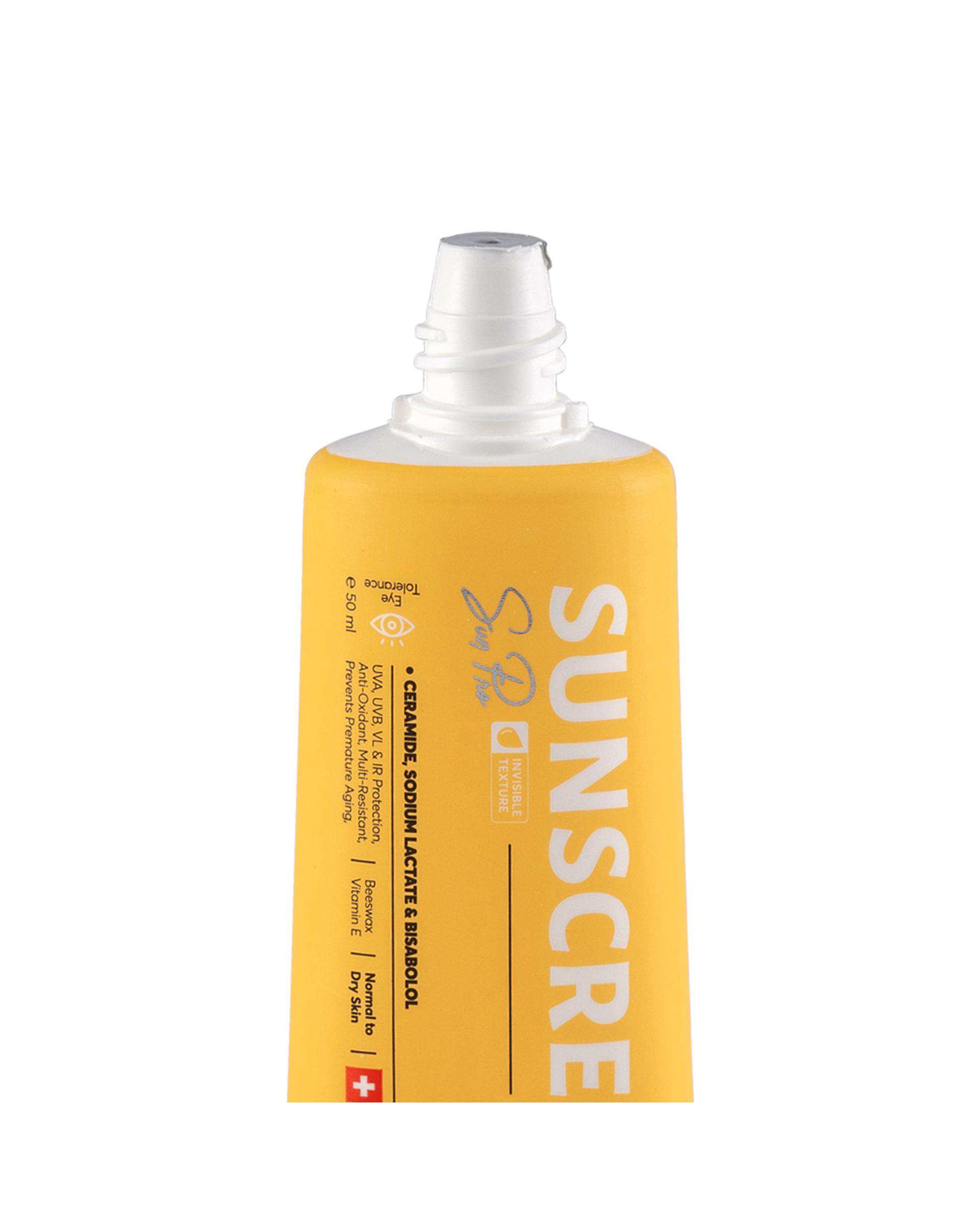 کرم ضد آفتاب بی رنگ SPF30 سی گل Seagull مناسب پوست نرمال تا خشک حجم 50ml