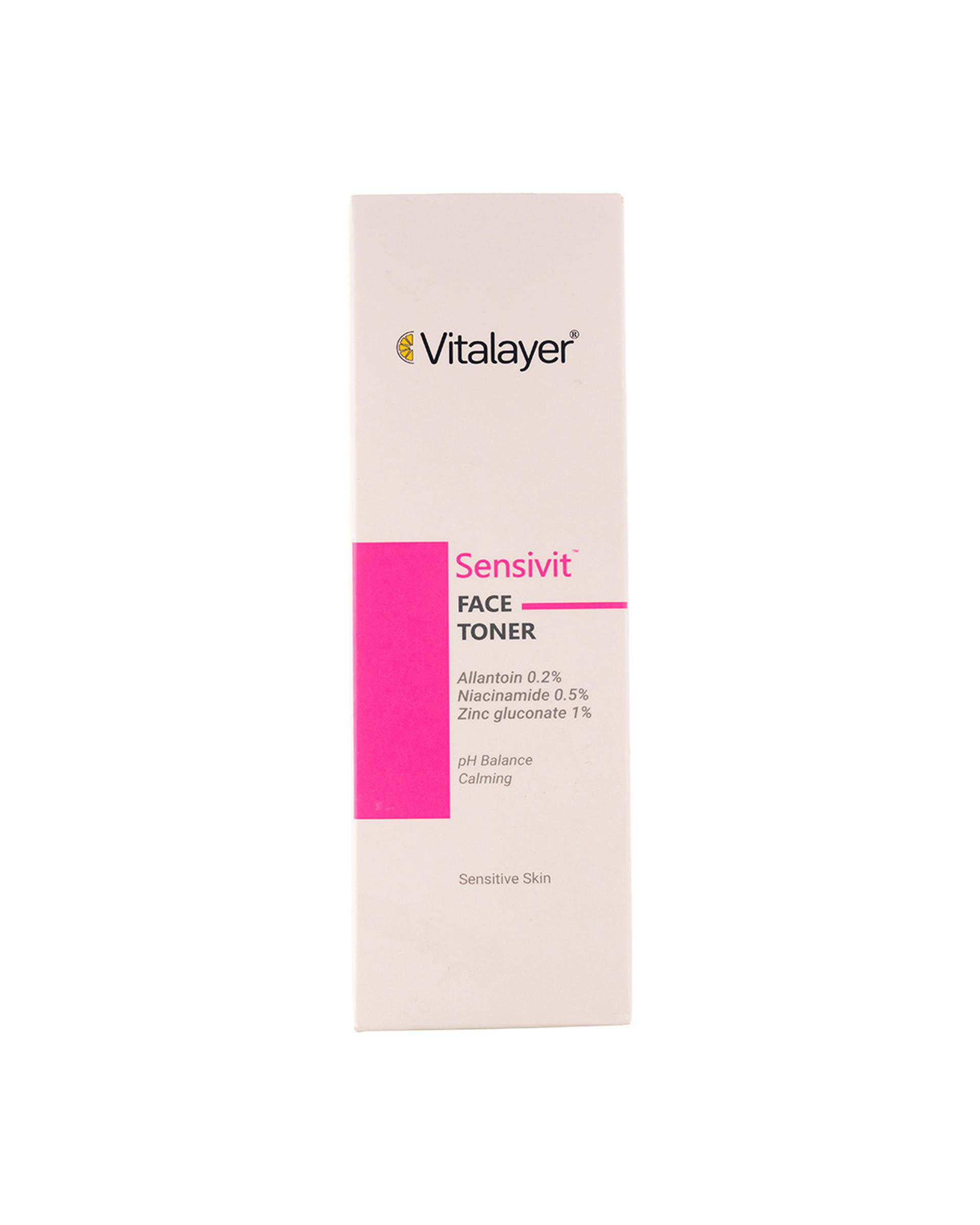 تونر پاک کننده صورت ویتالیر Vitalayer مدل سنسی ویت Sensivit مناسب پوست حساس 200ml