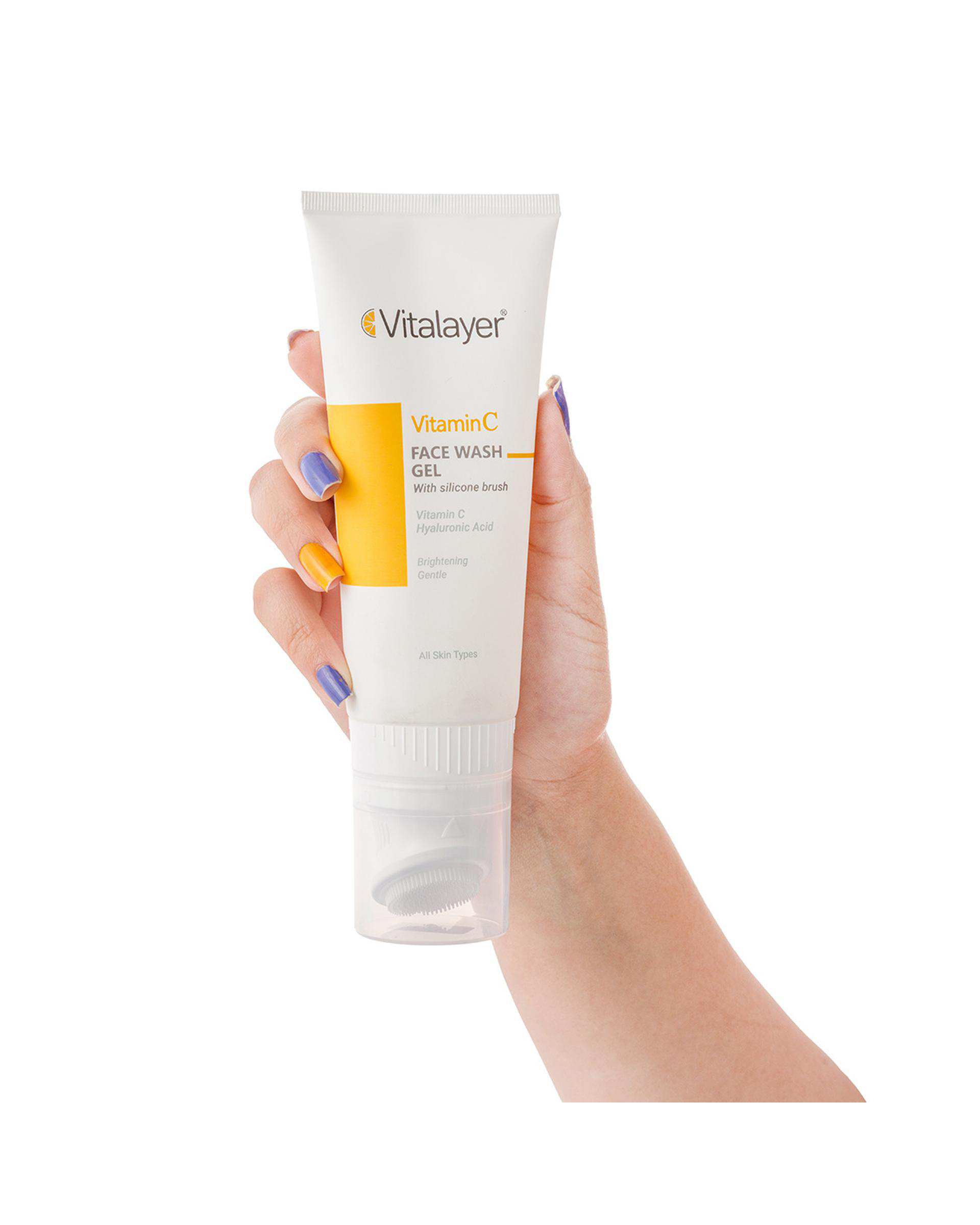 ژل شستشوی صورت ویتالیر Vitalayer مدل Vitamin C حجم 200ml