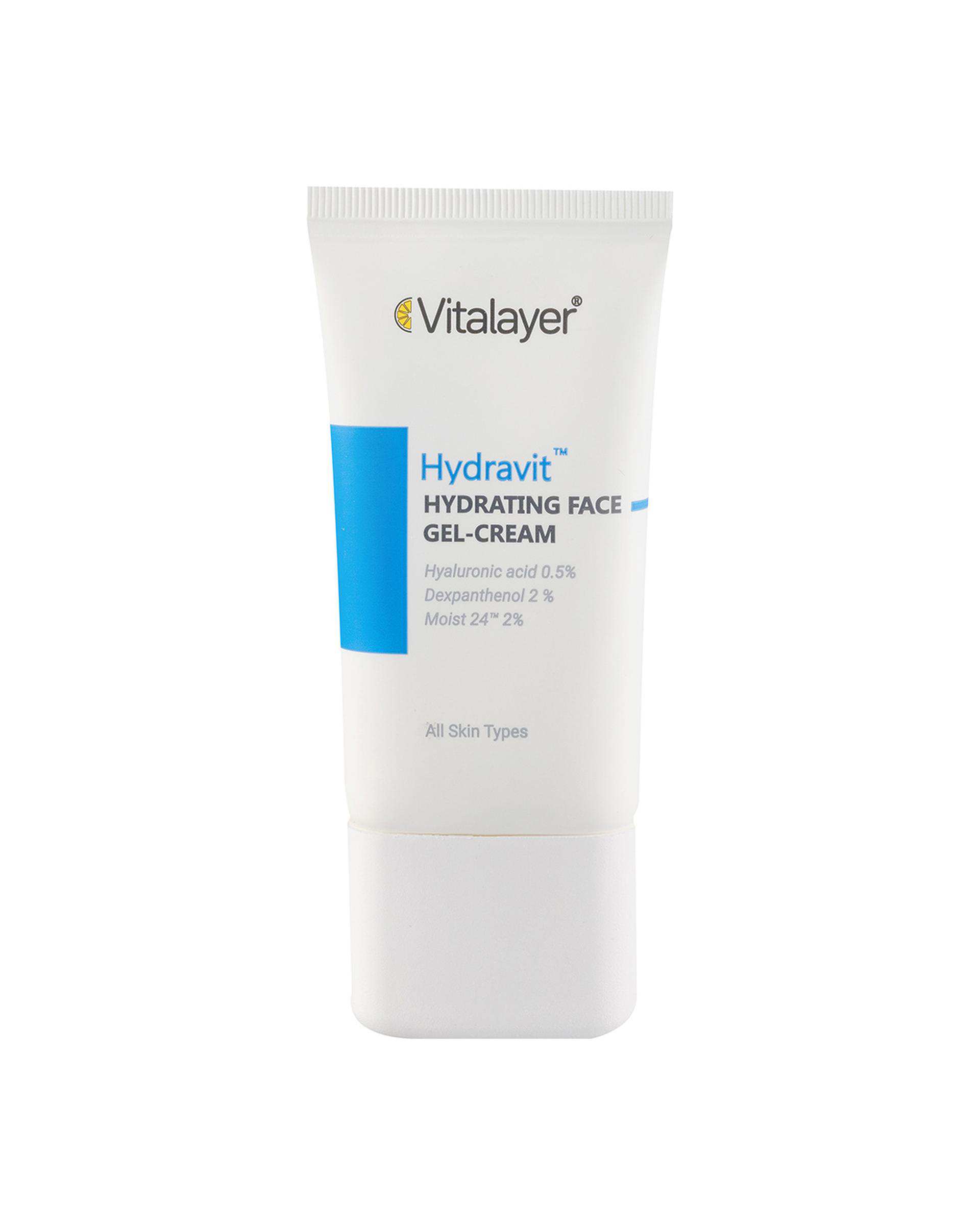 ژل کرم آبرسان صورت ویتالیر Vitalayer مدل Hydravit حجم 50ml