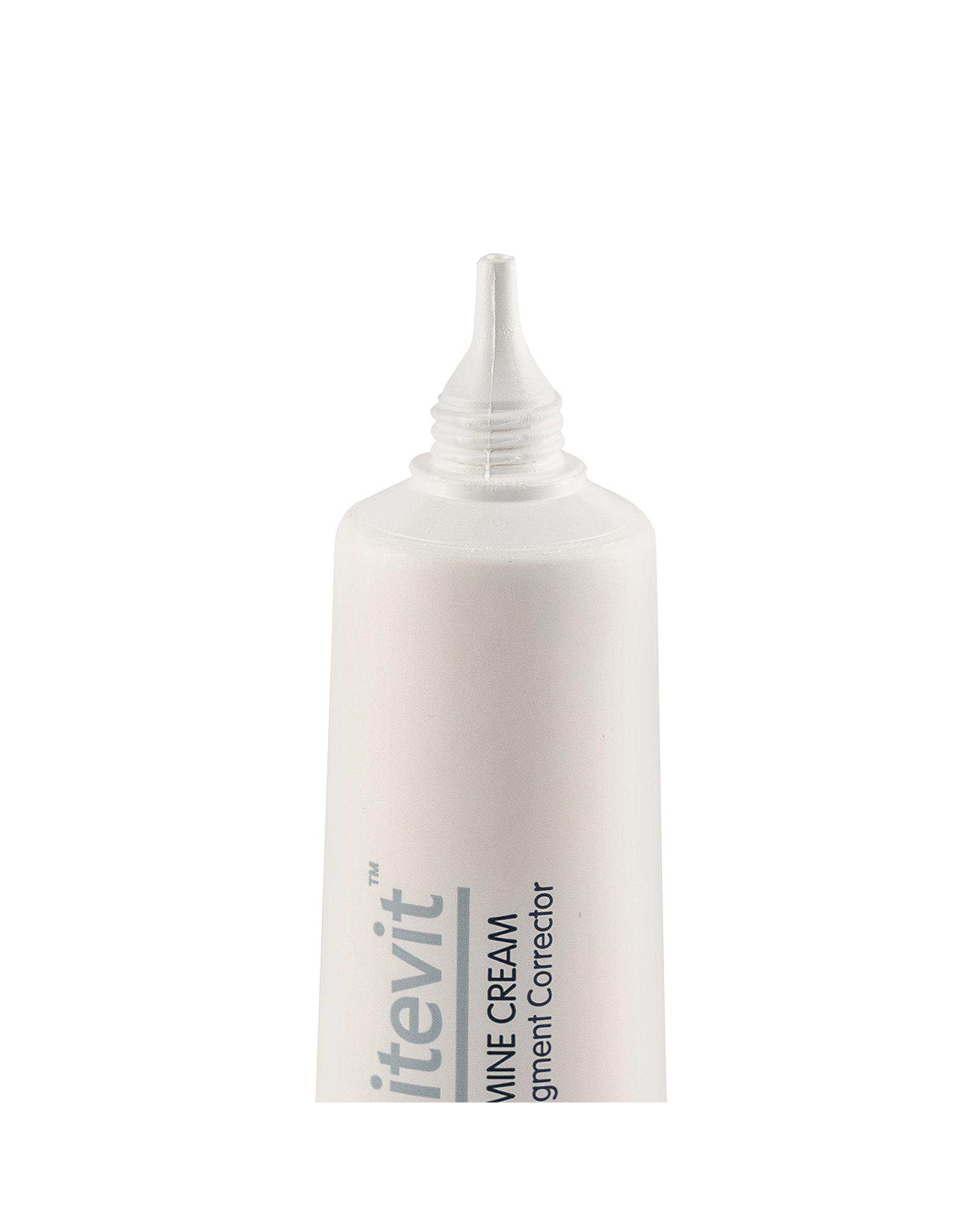 کرم ضد لک و روشن کننده قوی ویتالیر Vitalayer مدل Whitevit حاوی سیستئامین 5% حجم 40ml
