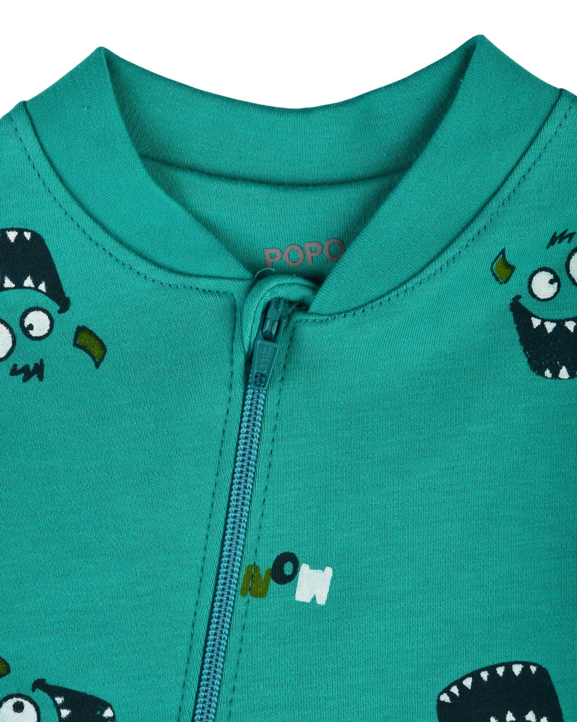 سرهمی نوزادی سبز کیدز پرو Kids pro طرح Munster