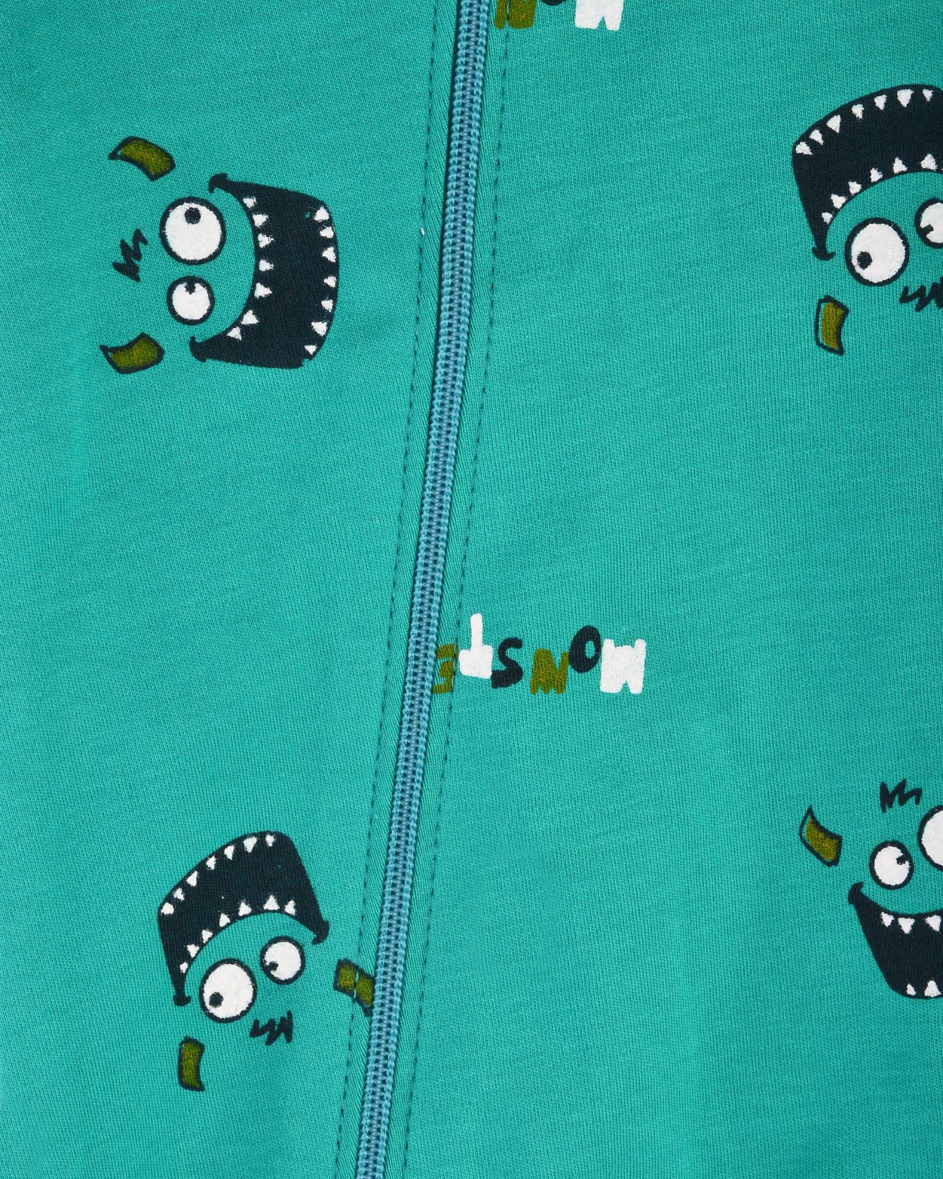 سرهمی نوزادی سبز کیدز پرو Kids pro طرح Munster