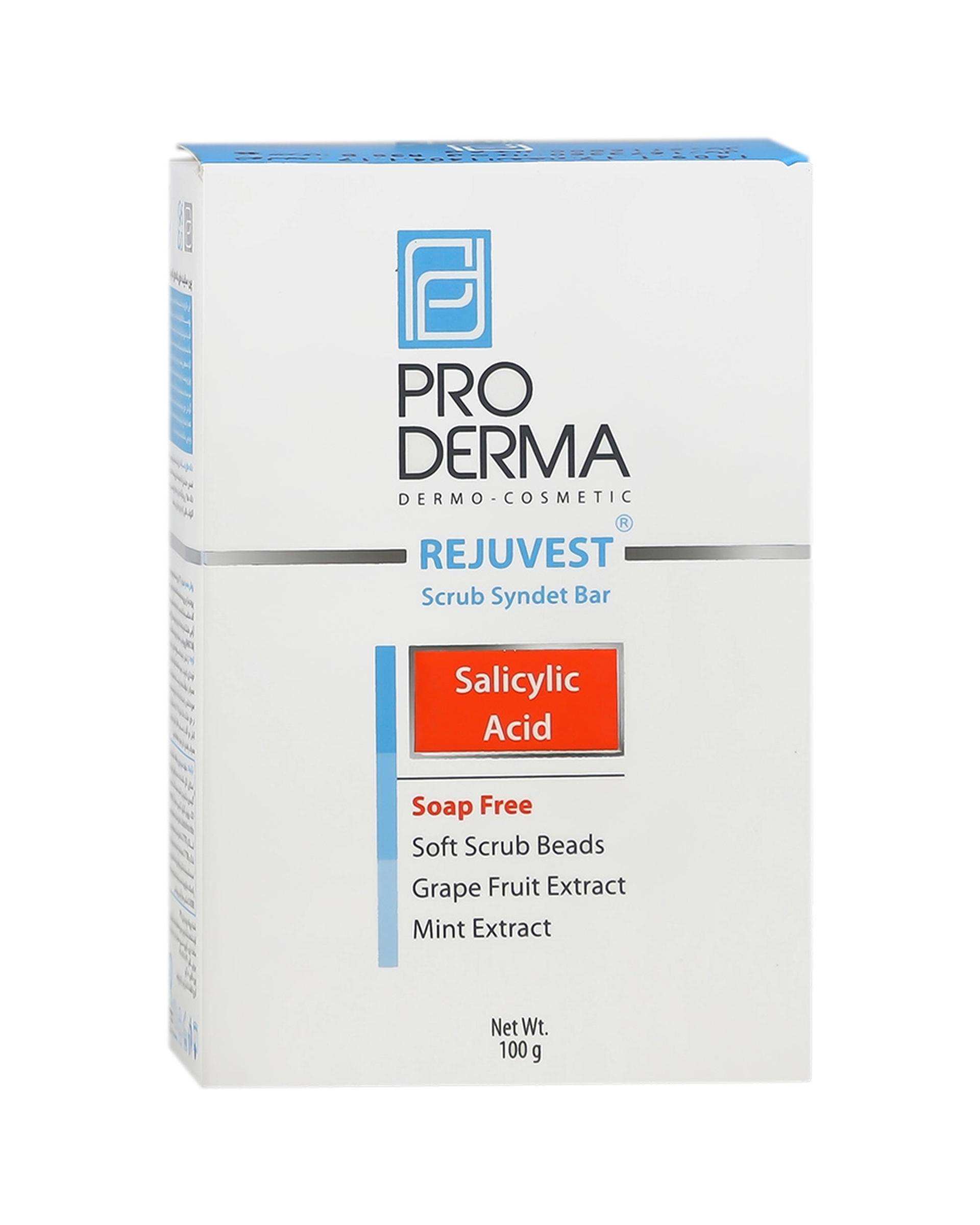 پن اسکراب حاوی دانه های لایه بردار پرودرما Proderma وزن 100 گرم