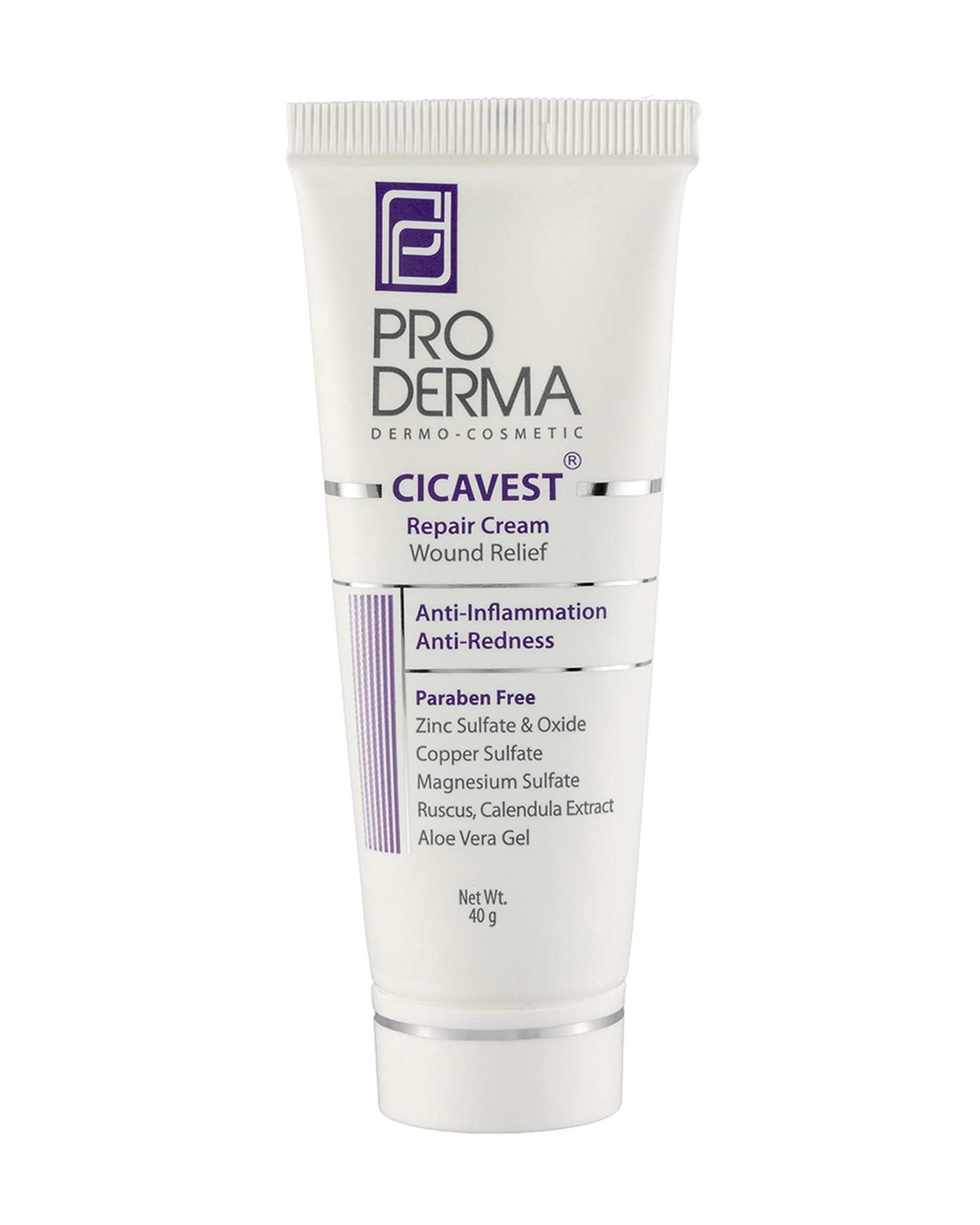 کرم بازسازی کننده و ترمیم کننده پوست پرودرما Proderma مدل Cicavest حجم 40ml