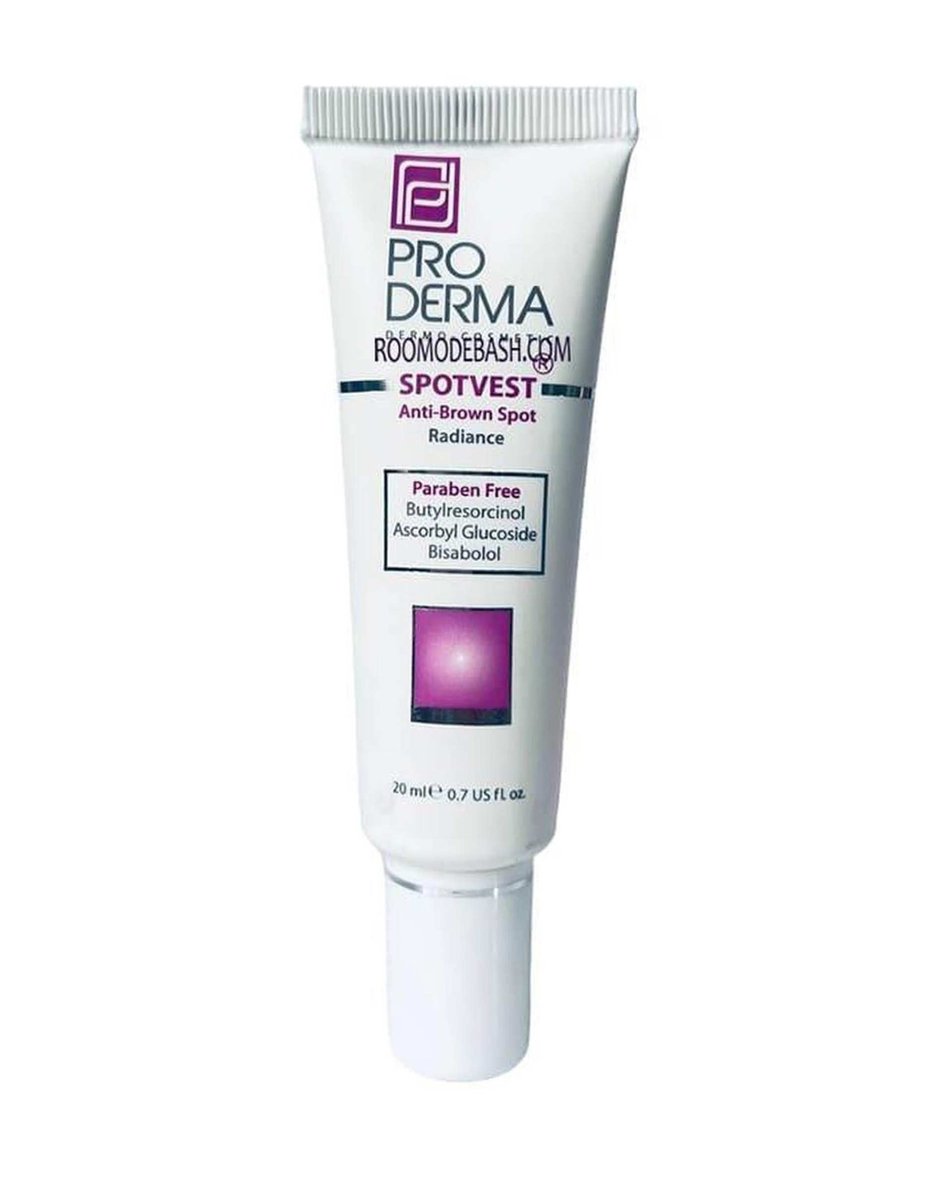 کرم روشن کننده و ضد لک صورت اسپات وست پرودرما Proderma حجم 20ml