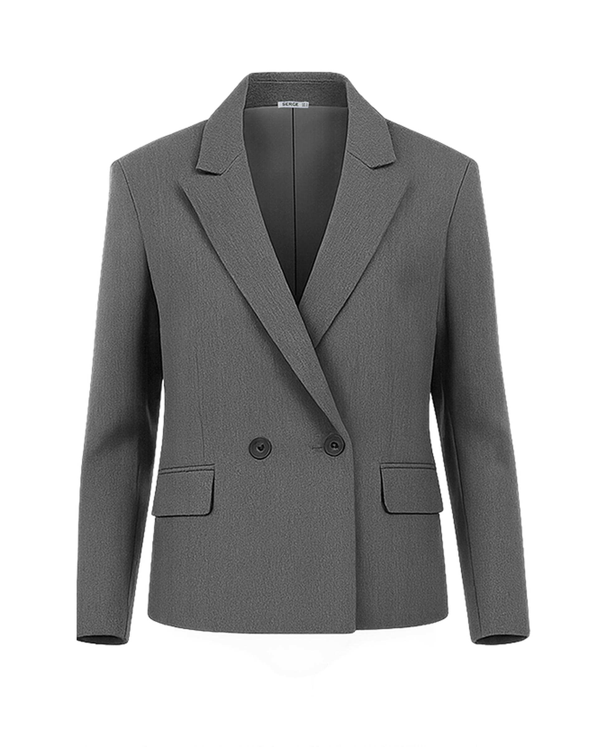 کت زنانه طوسی سرژه Serge کد 212295