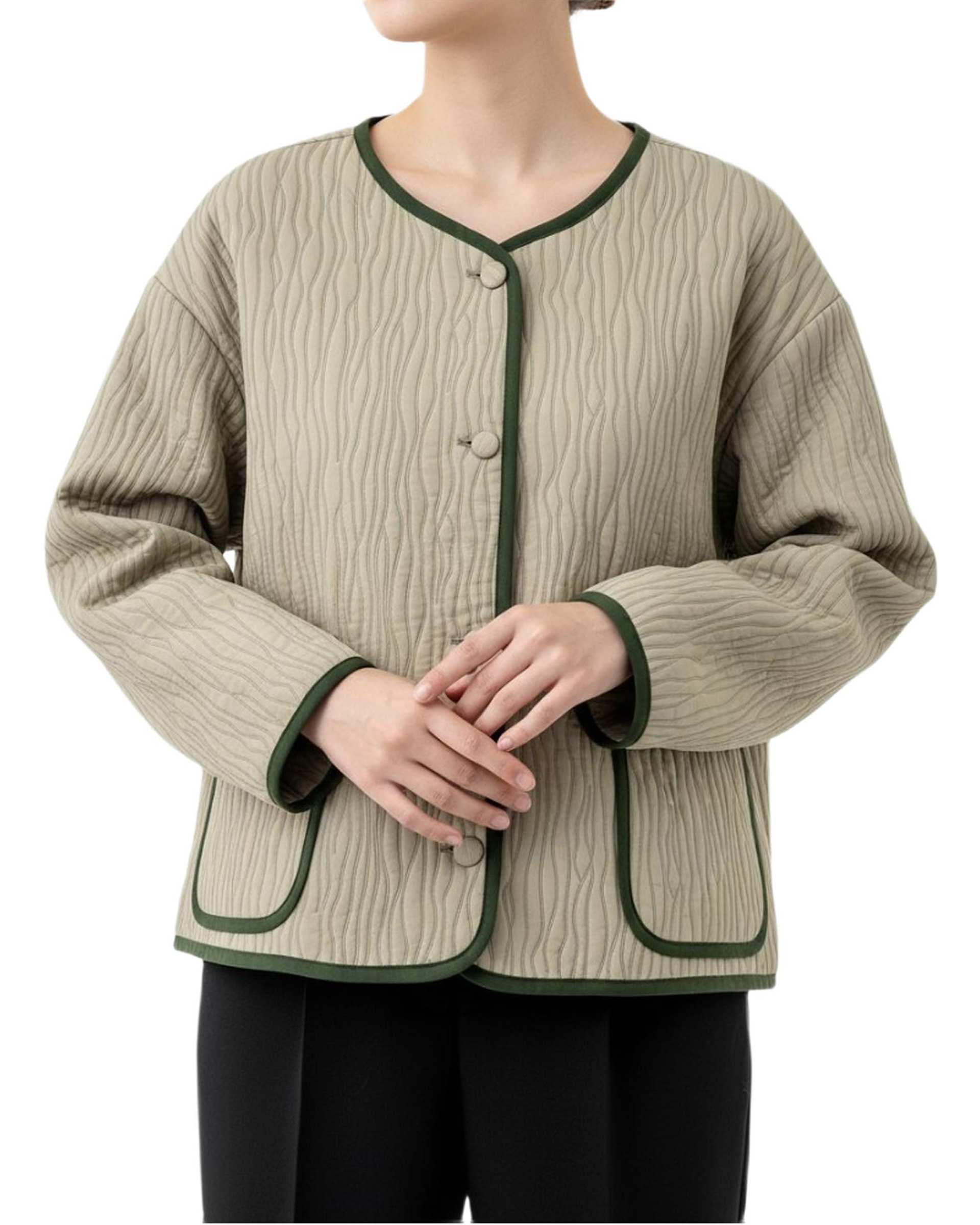 کت زنانه سبز سرژه Serge کد 216649