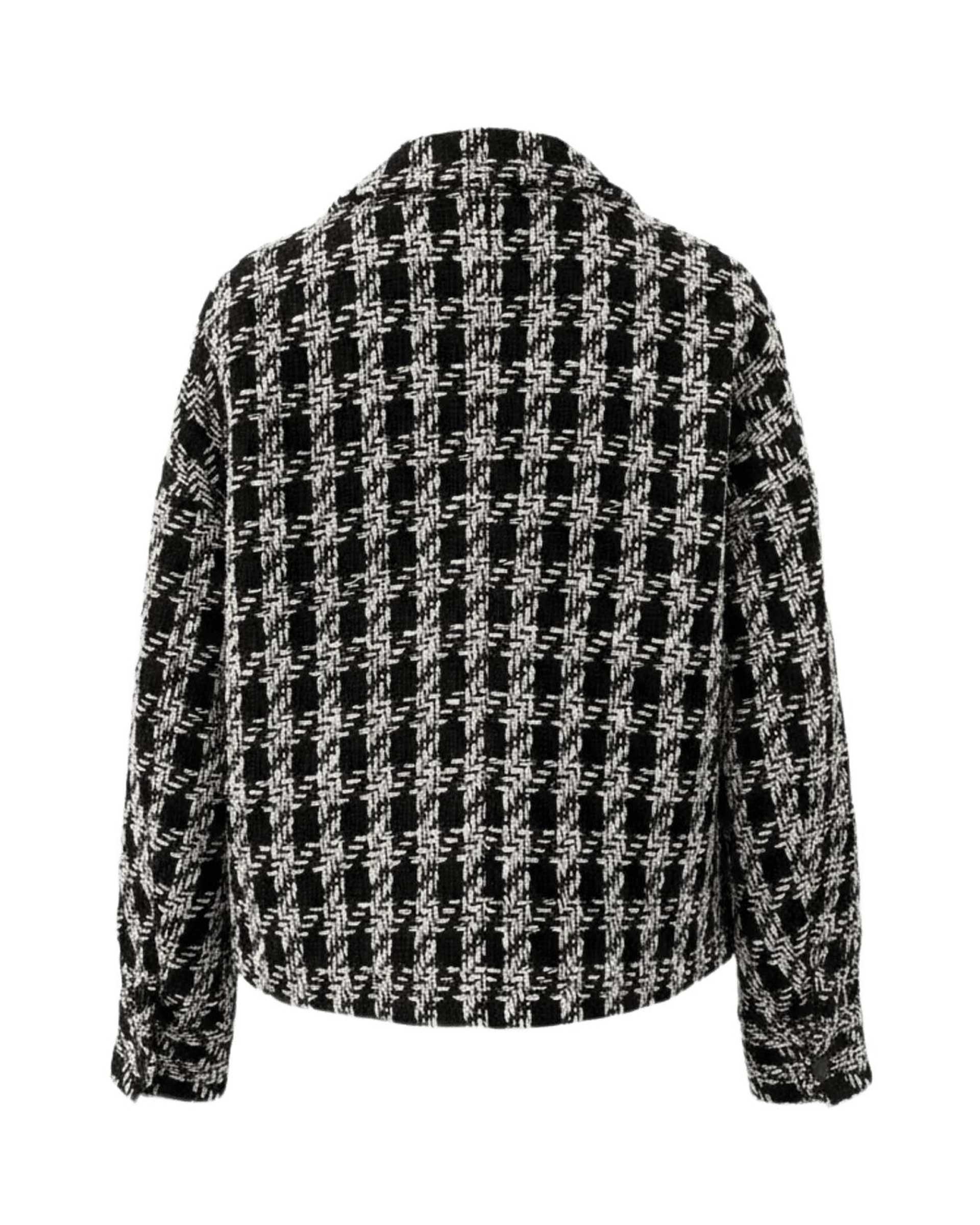 کت زنانه مشکی سفید سرژه Serge کد 212297