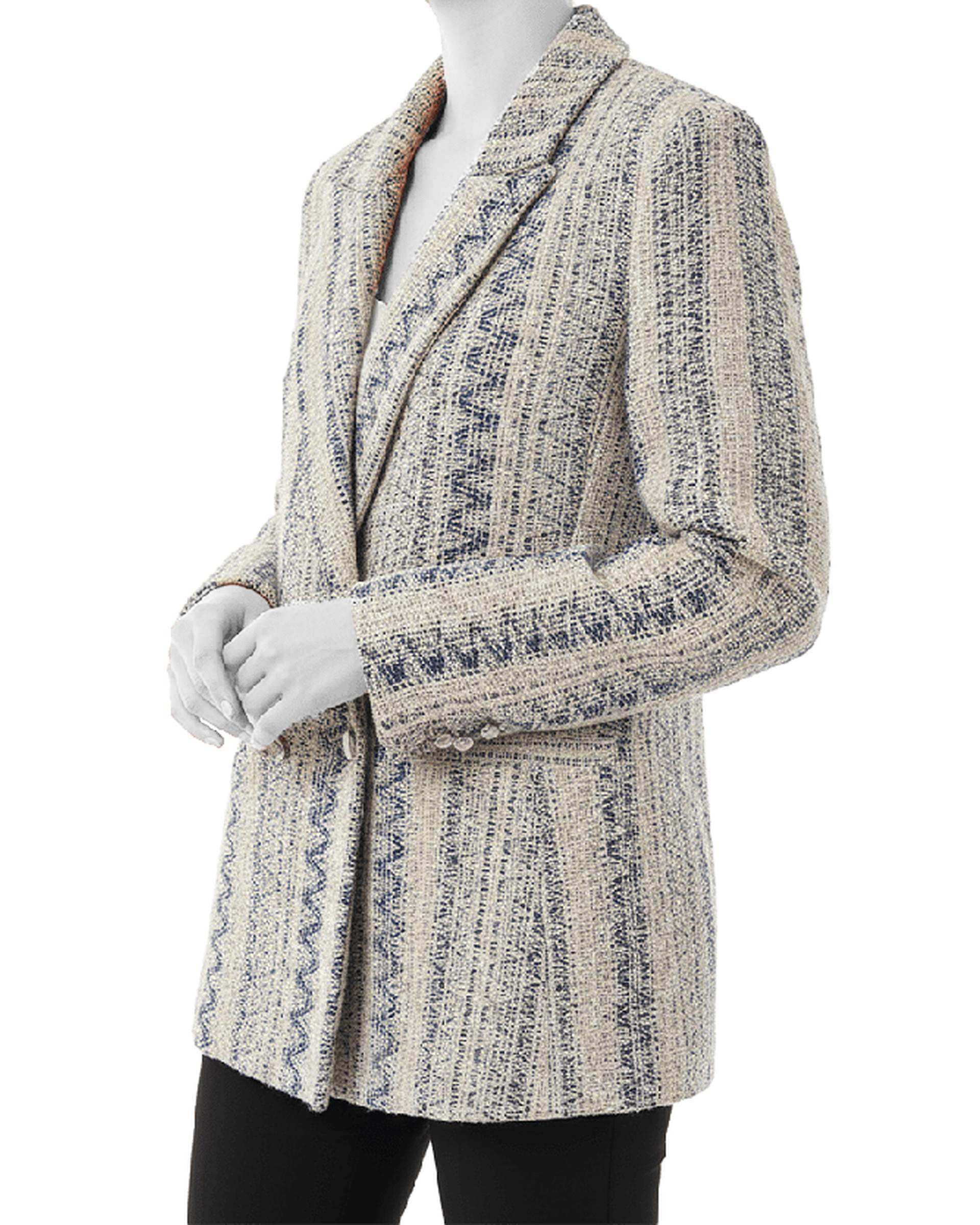 کت زنانه آبی سرژه Serge کد 212300