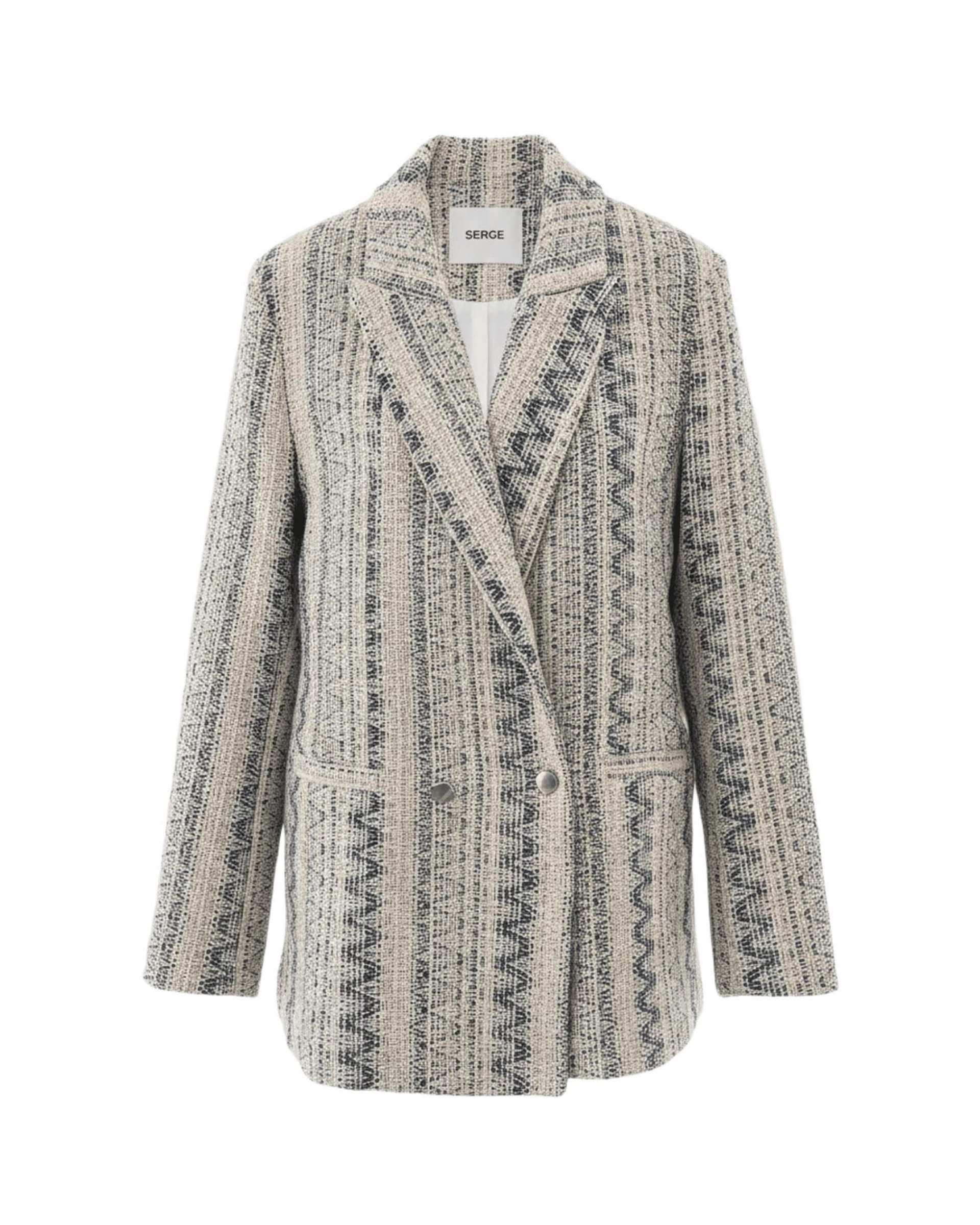 کت زنانه آبی سرژه Serge کد 212300