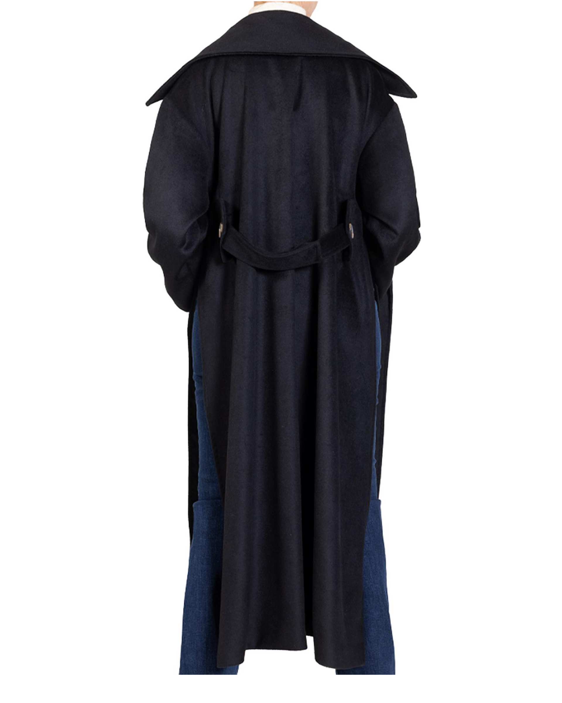 پالتو زنانه مشکی سرژه Serge کد 230156