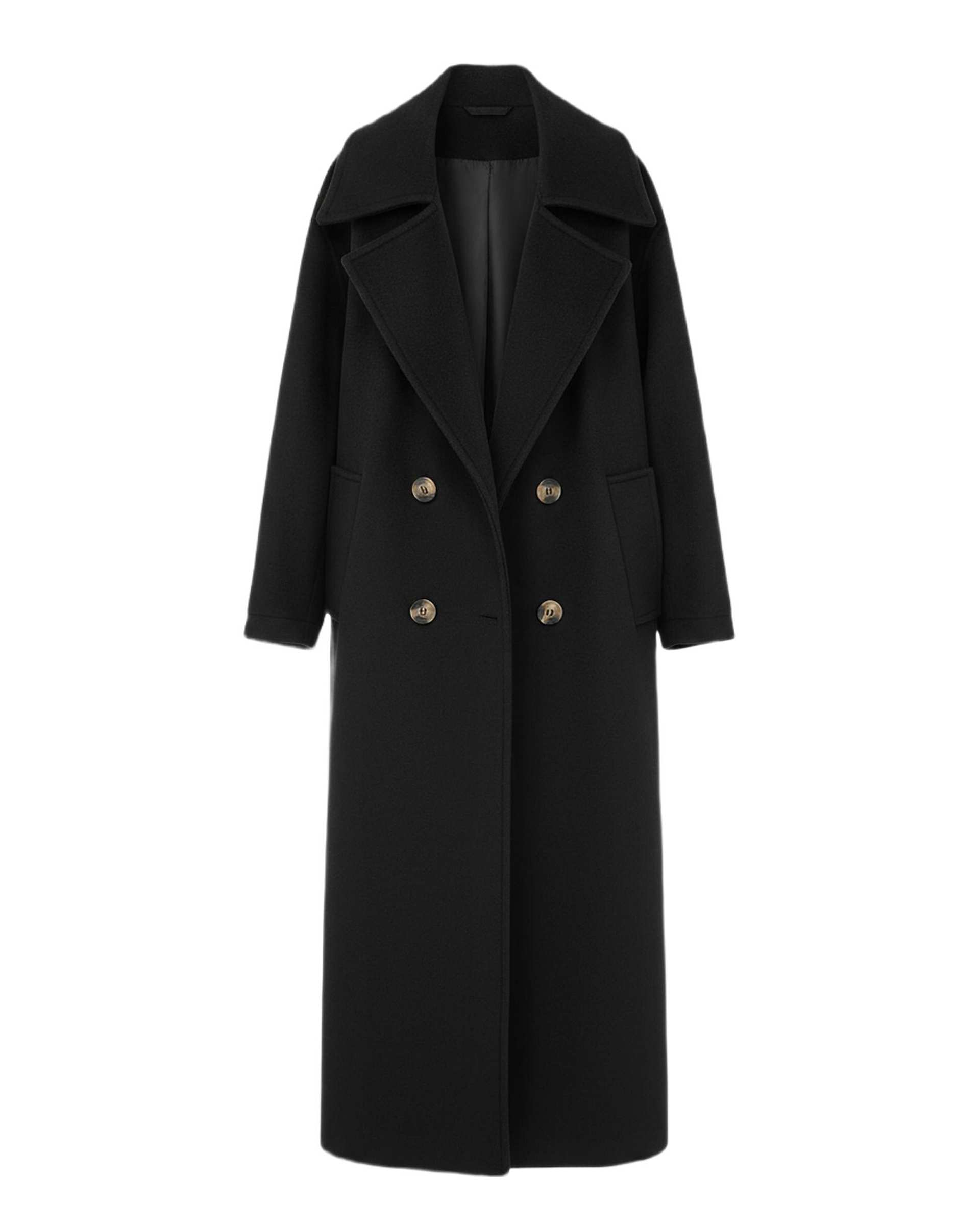 پالتو زنانه مشکی سرژه Serge کد 230156