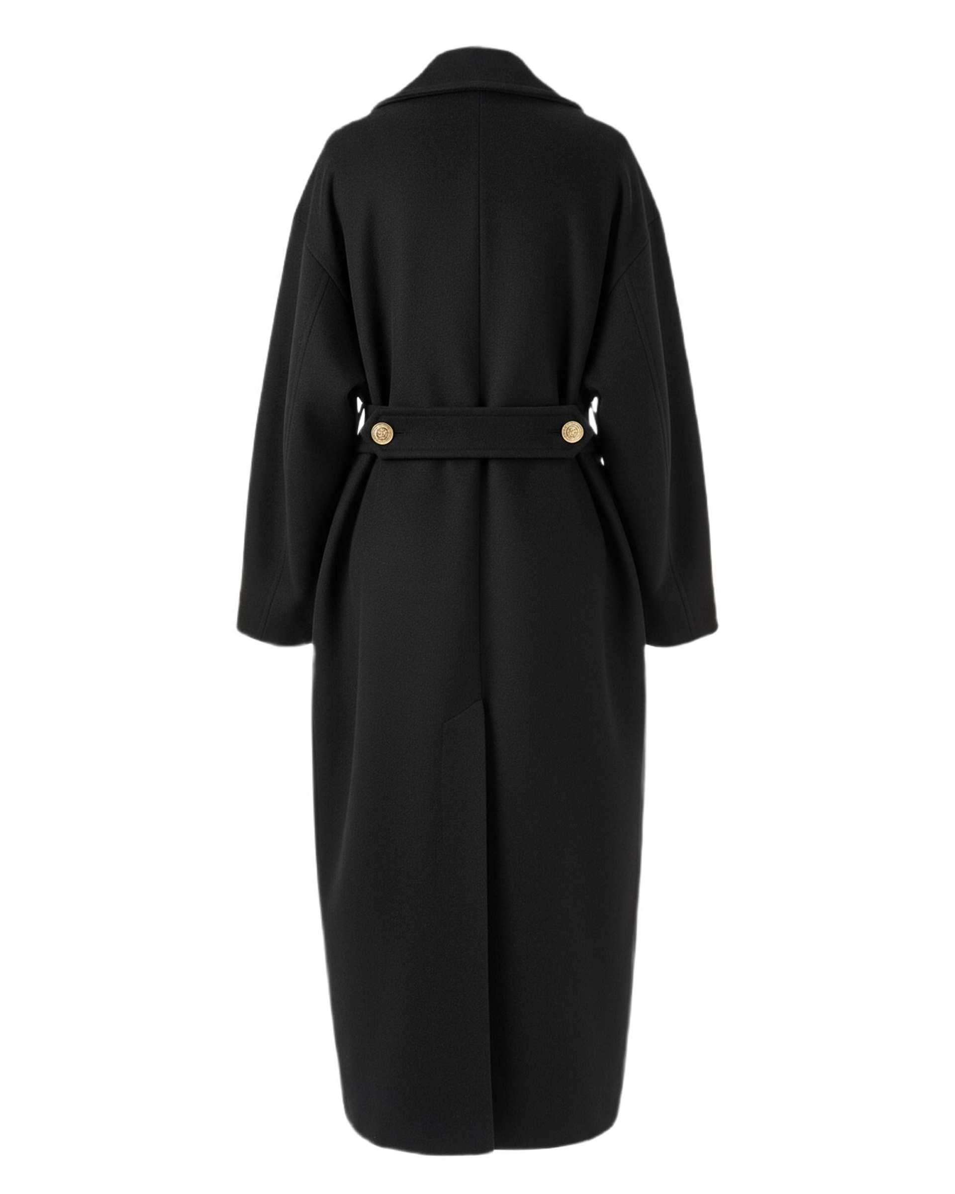 پالتو زنانه مشکی سرژه Serge کد 230156