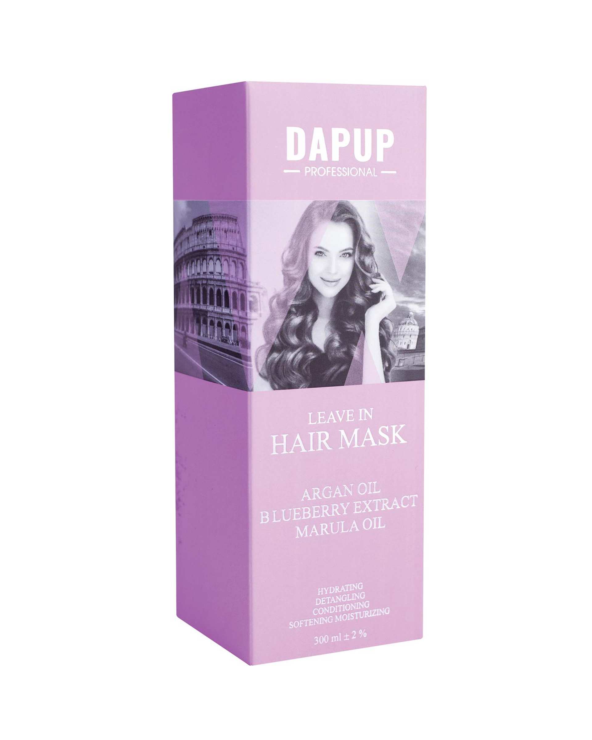 ماسک نرم کننده مو بیرون حمام دپاپ Dapup حاوی روغن آرگان حجم 300ml