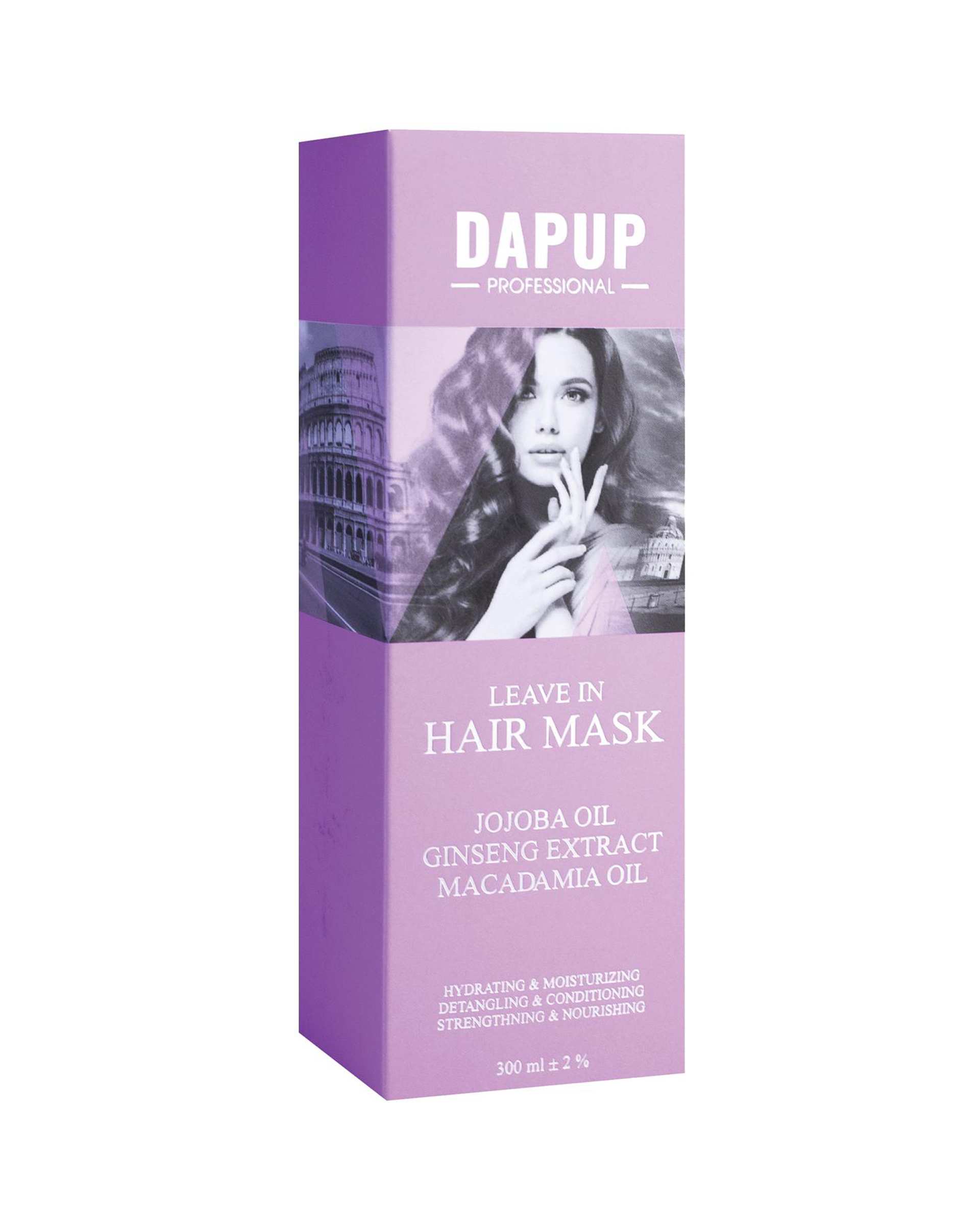 ماسک نرم کننده مو بدون آبکشی دپاپ Dapup حاوی جوجوبا و جنسینگ حجم 300ml