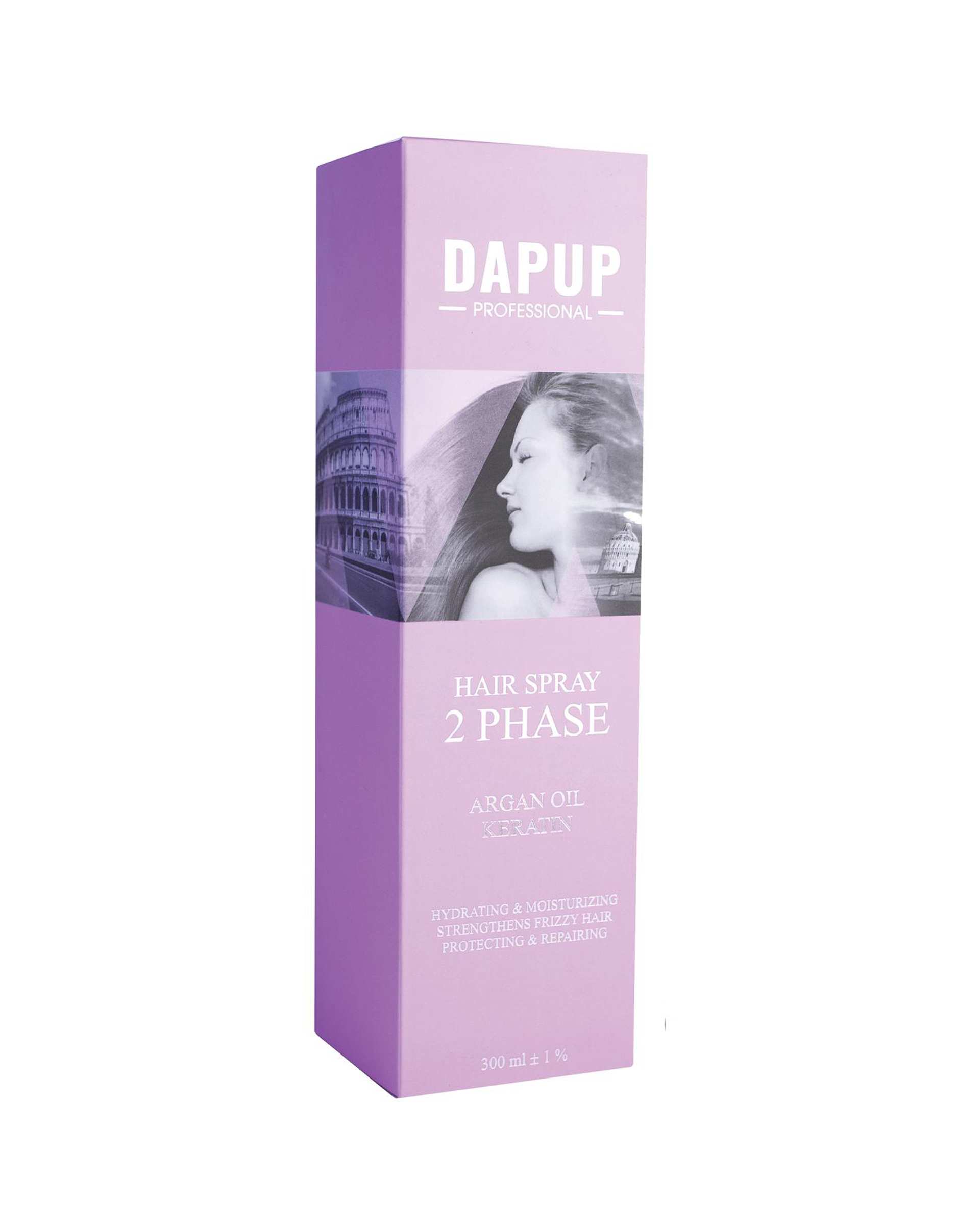 اسپری دو فاز مو دپاپ Dapup حاوی روغن آرگان و کراتین حجم 300ml