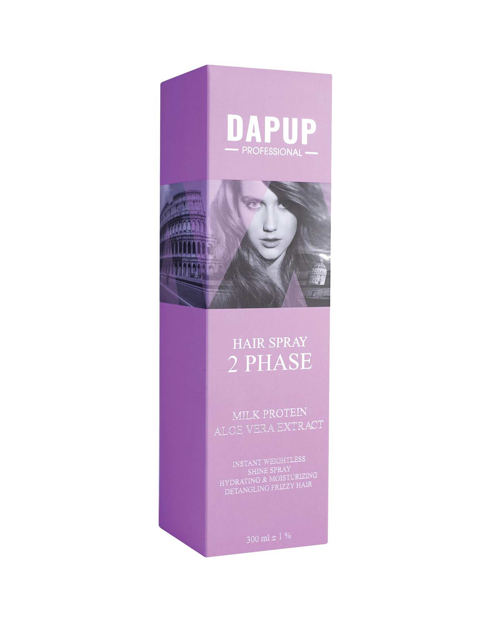 اسپری دو فاز مو دپاپ Dapup حاوی پروتئین و شیر حجم 300ml
