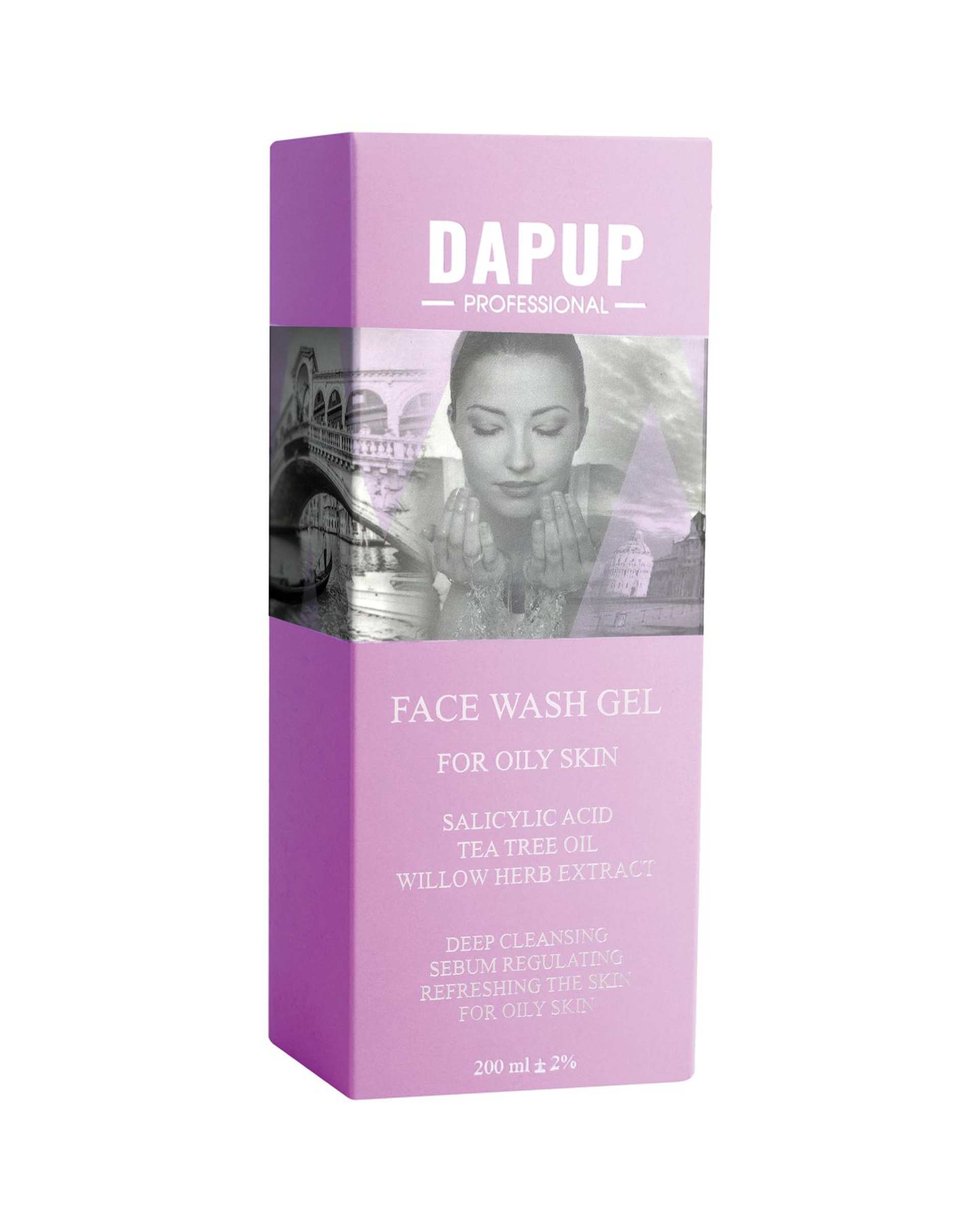 ژل شستشوی صورت دپاپ Dapup مناسب پوست چرب حجم 200ml