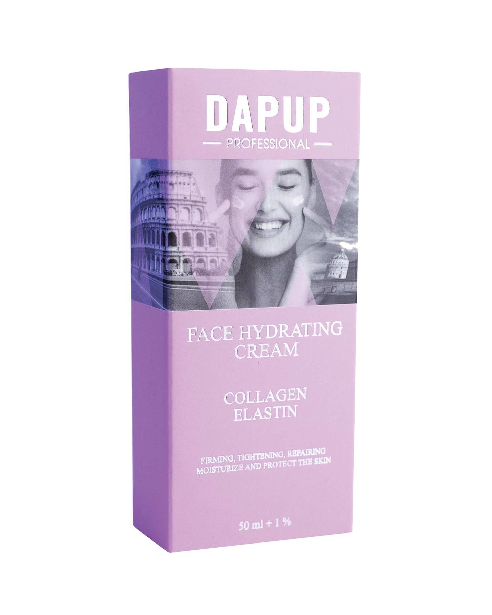 کرم مرطوب کننده صورت دپاپ Dapup حاوی کلاژن و الاستین حجم 50ml