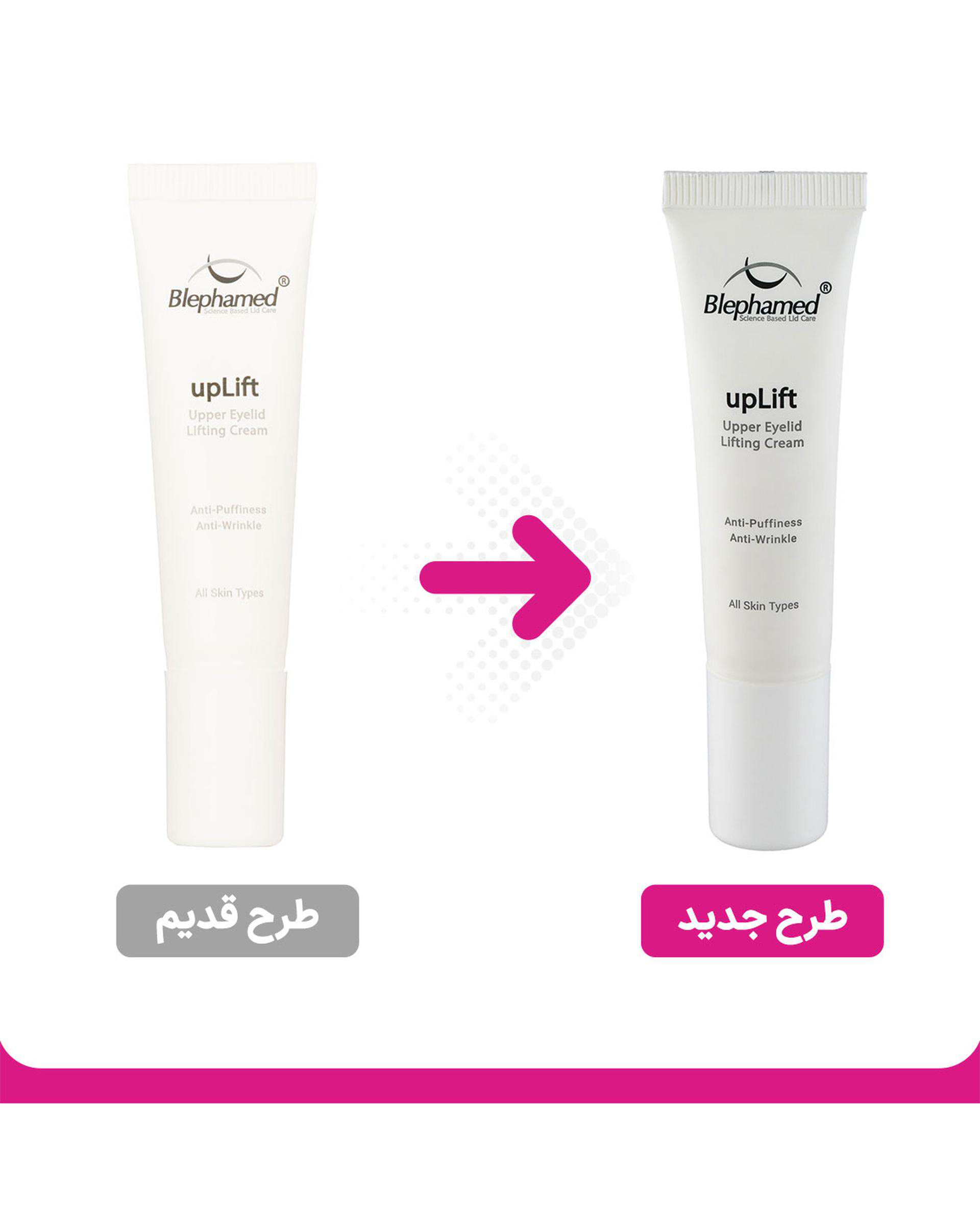 کرم دور چشم ضدافتادگی پلک بلفامد Blephamed مدل Uplift حجم 15ml