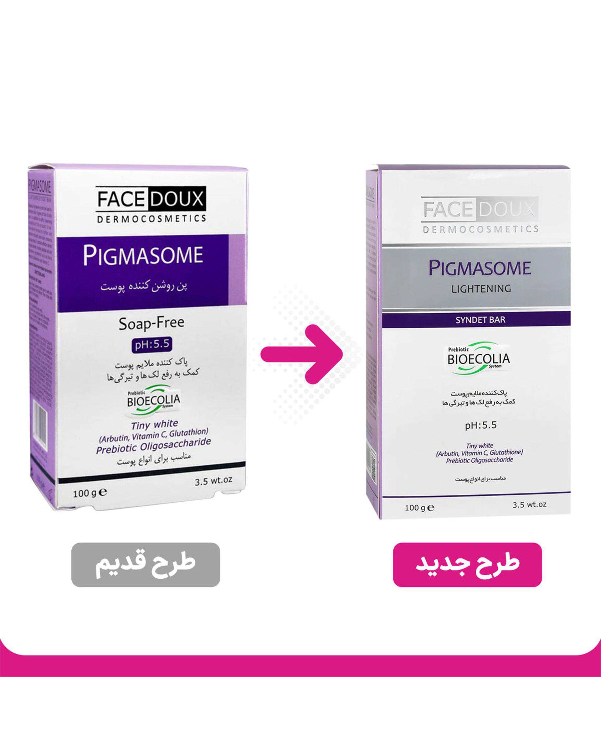 پن پیگمازوم روشن کننده فیس دوکس Face Doux مدل Pigmasome حجم 100ml