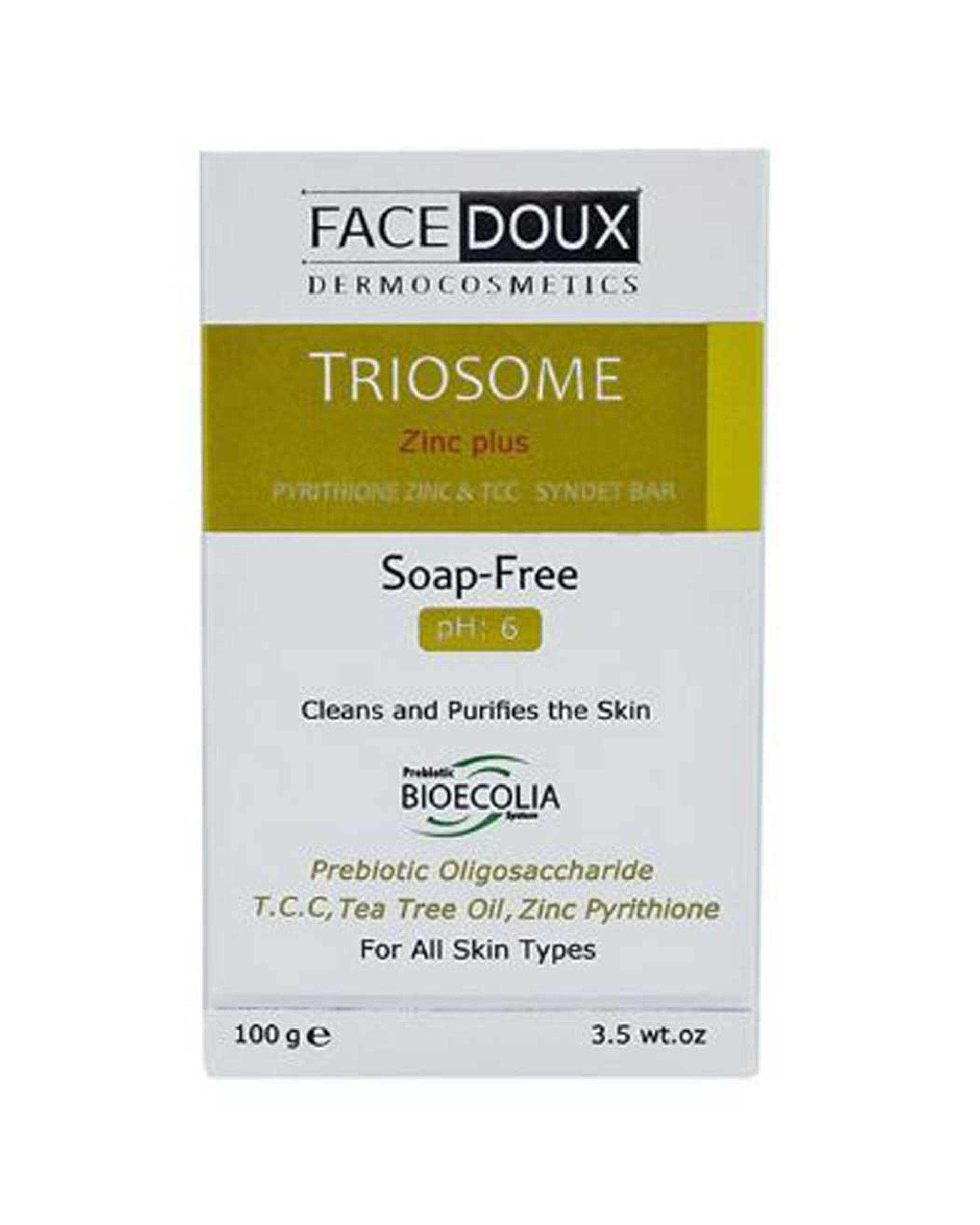 پن تریوزوم آنتی باکتریال فیس دوکس Face Doux مدل Triosome حجم 100ml