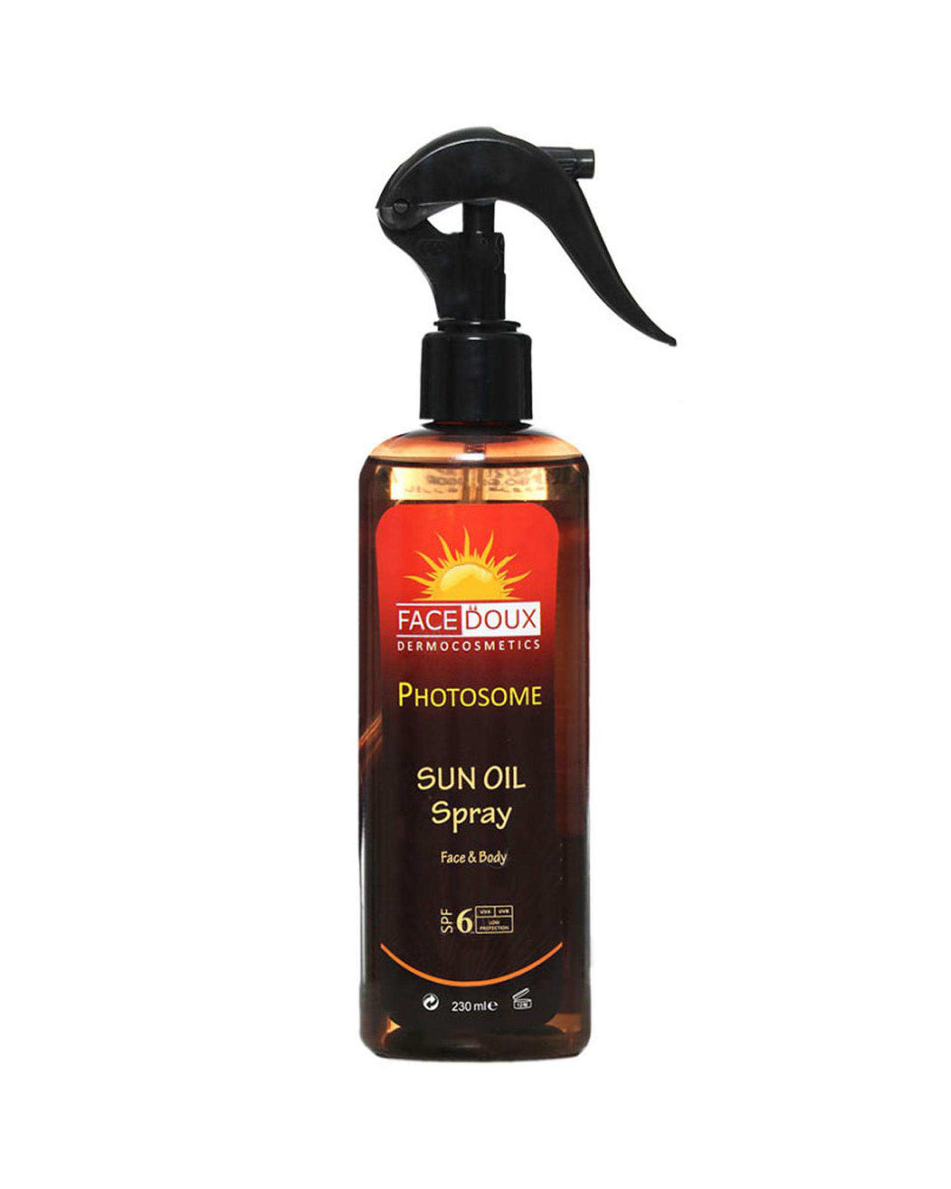 روغن آفتاب فوتوزوم فیس دوکس Face Doux دارای SPF6 حجم 230ml