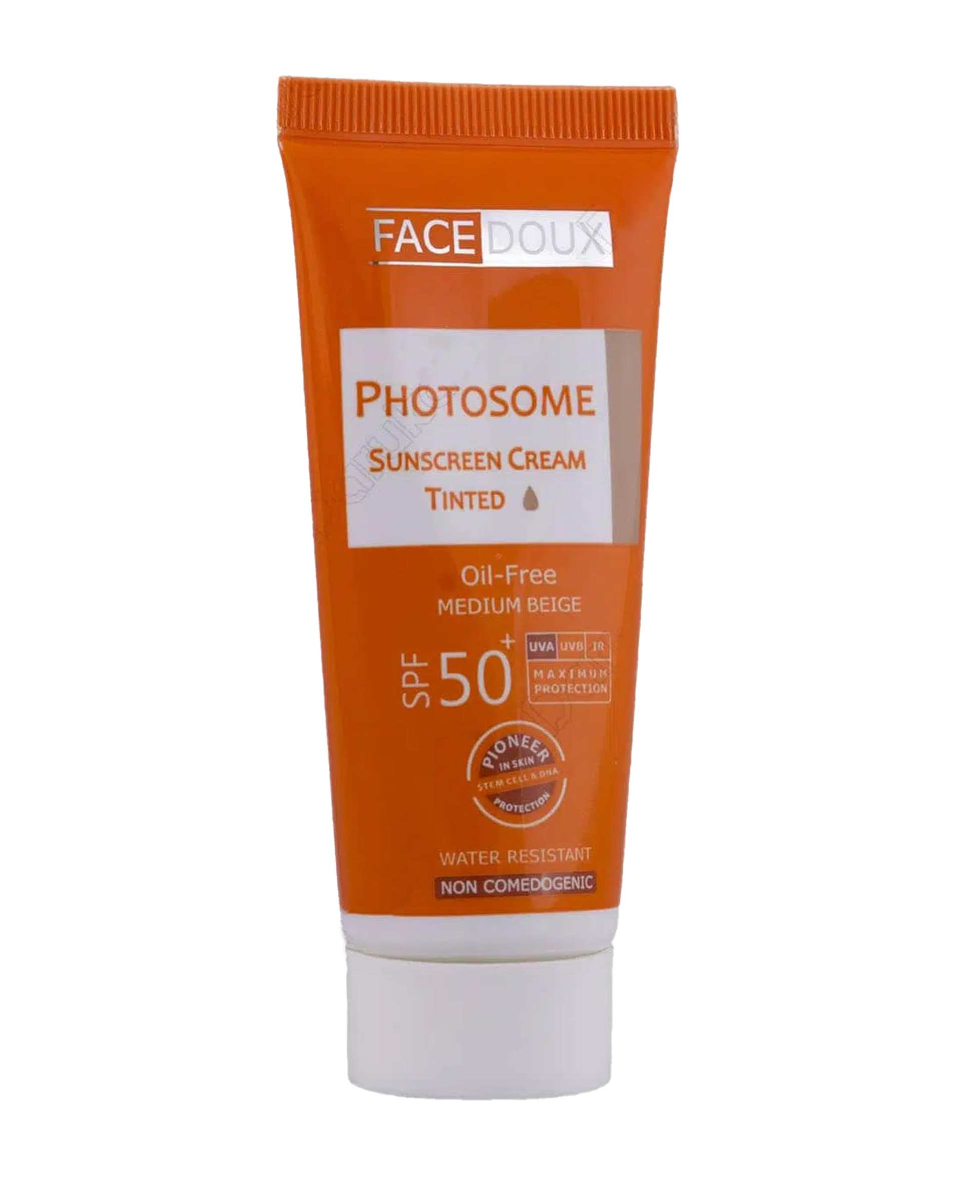 کرم ضد آفتاب رنگی SPF50 فیس دوکس Facedoux مدل Photosome بژ متوسط حجم 40ml