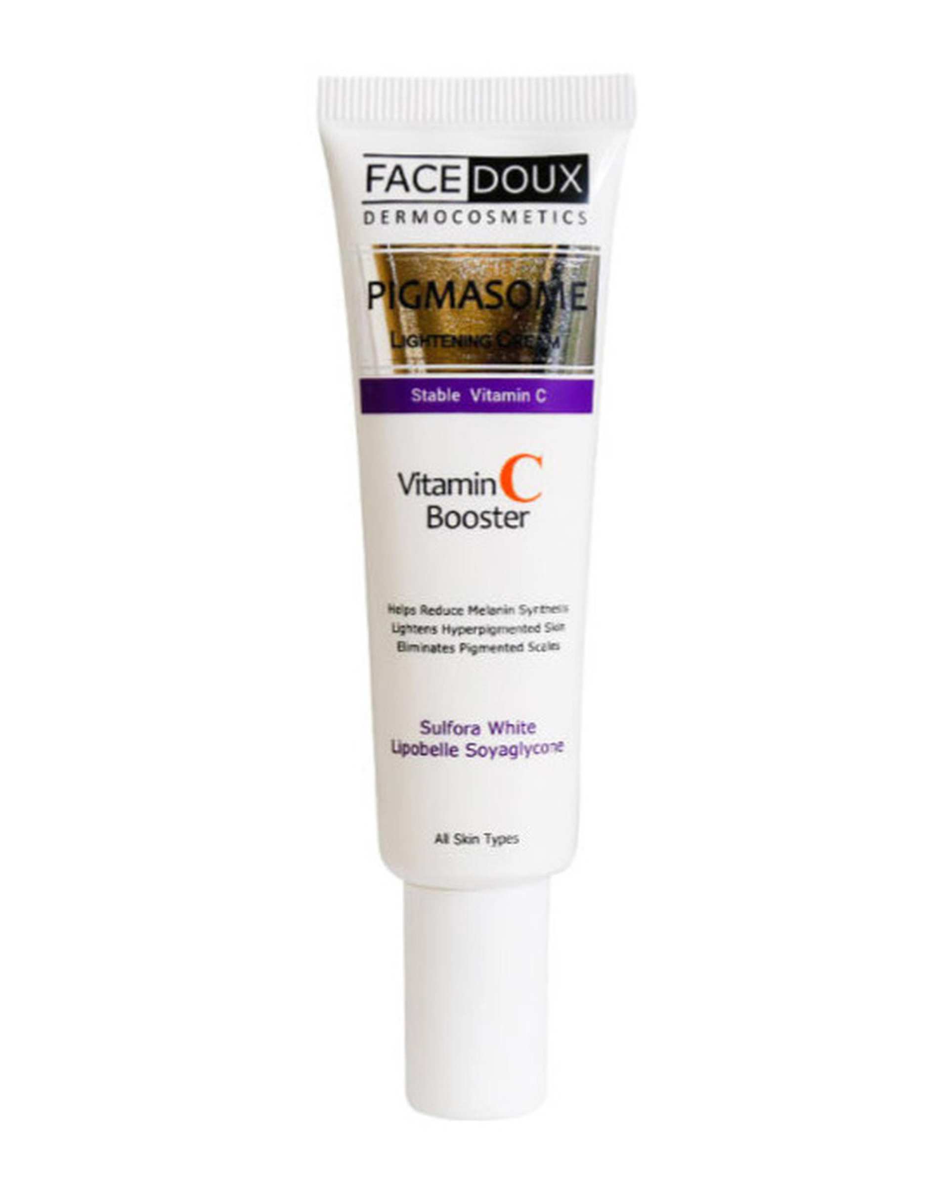 کرم روشن کننده پیگمازوم فیس دوکس Face Doux حاوی ویتامین C پایدار حجم 30ml