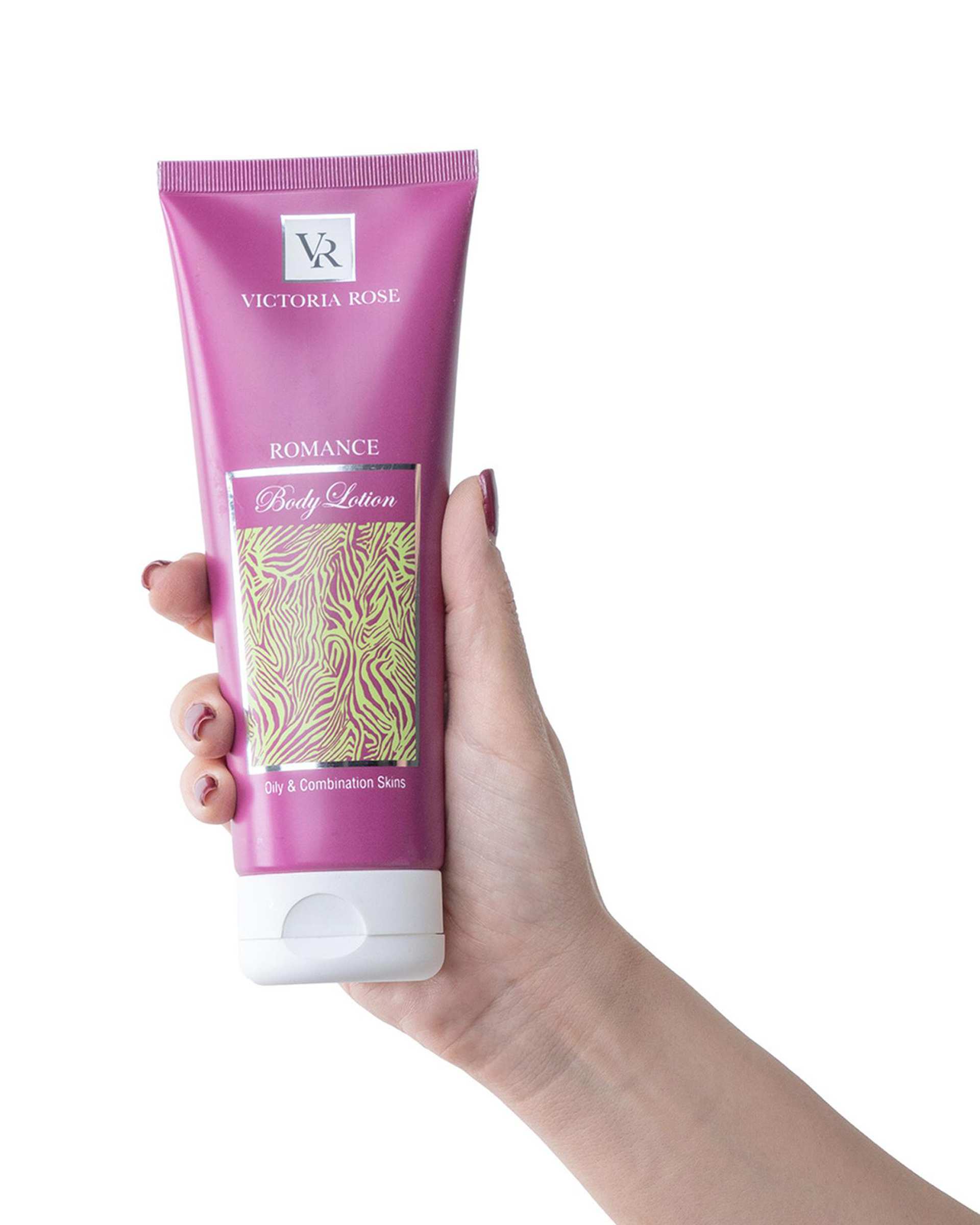 لوسیون بدن ویکتوریا رز Victoria Rose مدل رومنس مناسب پوست چرب و مختلط حجم 250ml