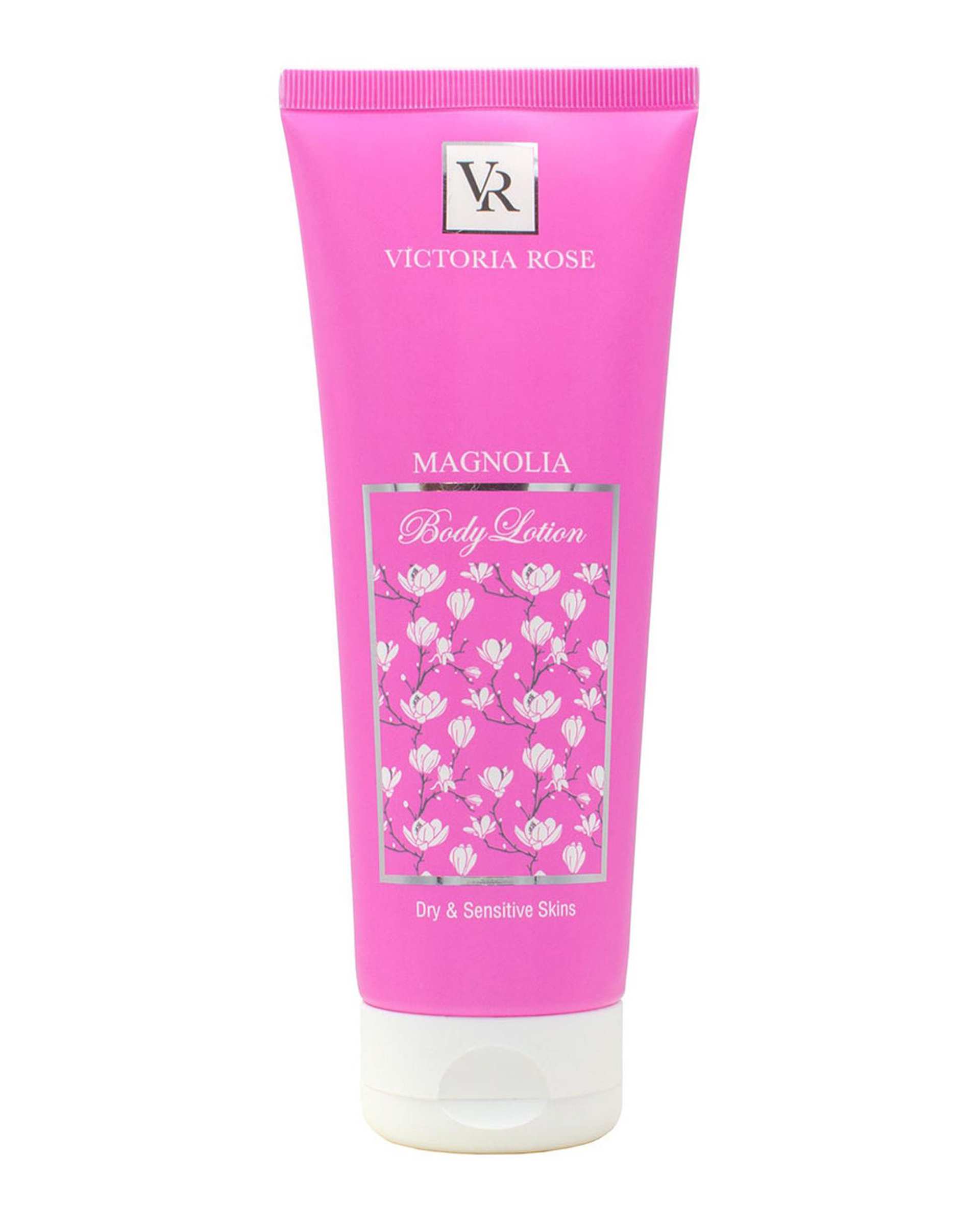 لوسیون بدن ویکتوریا رز Victoria Rose مدل مگنولیا Magnolia مناسب پوست های خشک و حساس 250ml